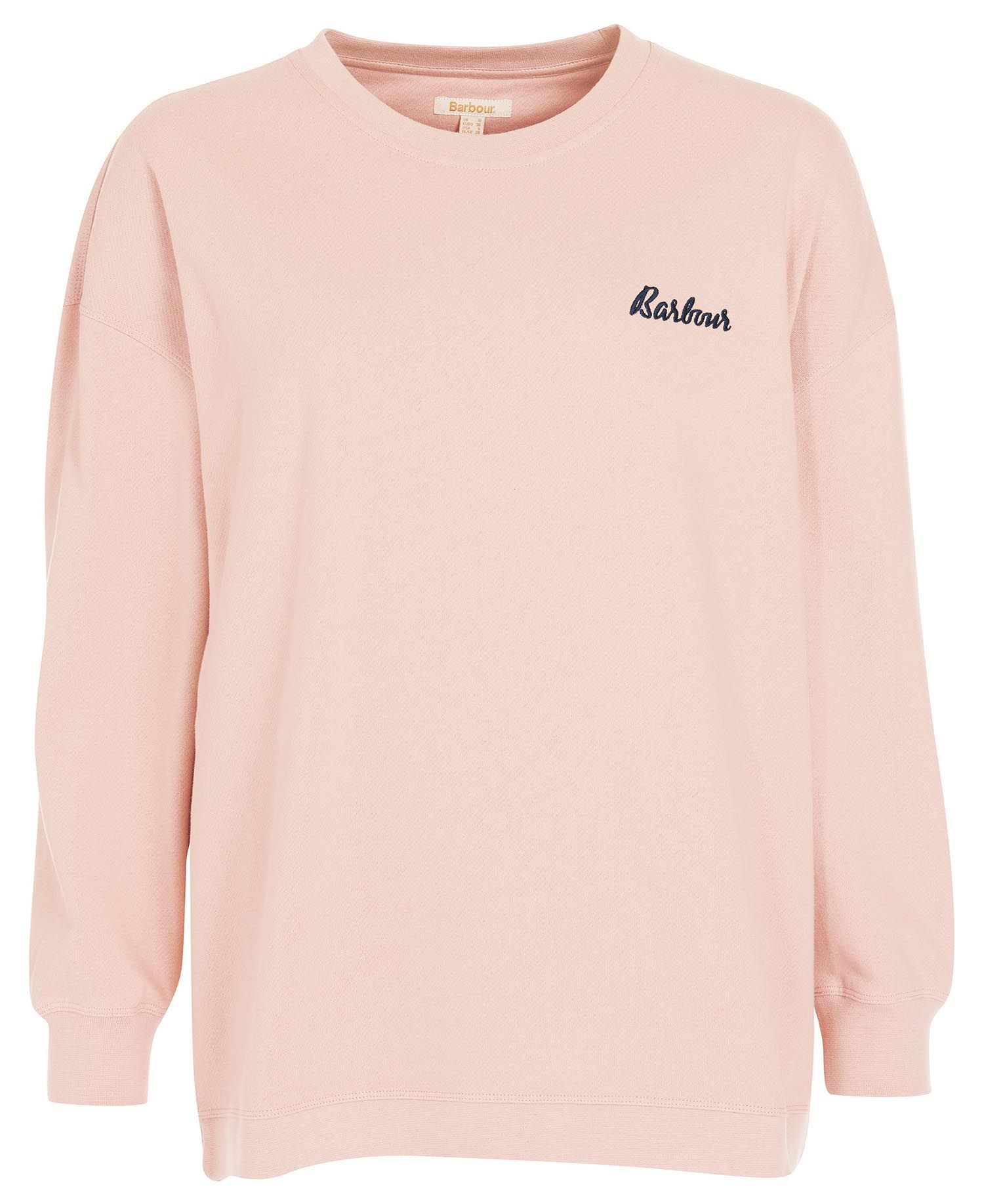 Barbour Rosie Relaxed Crew Women's Loungewear Rose Pink | 318752-YFQ