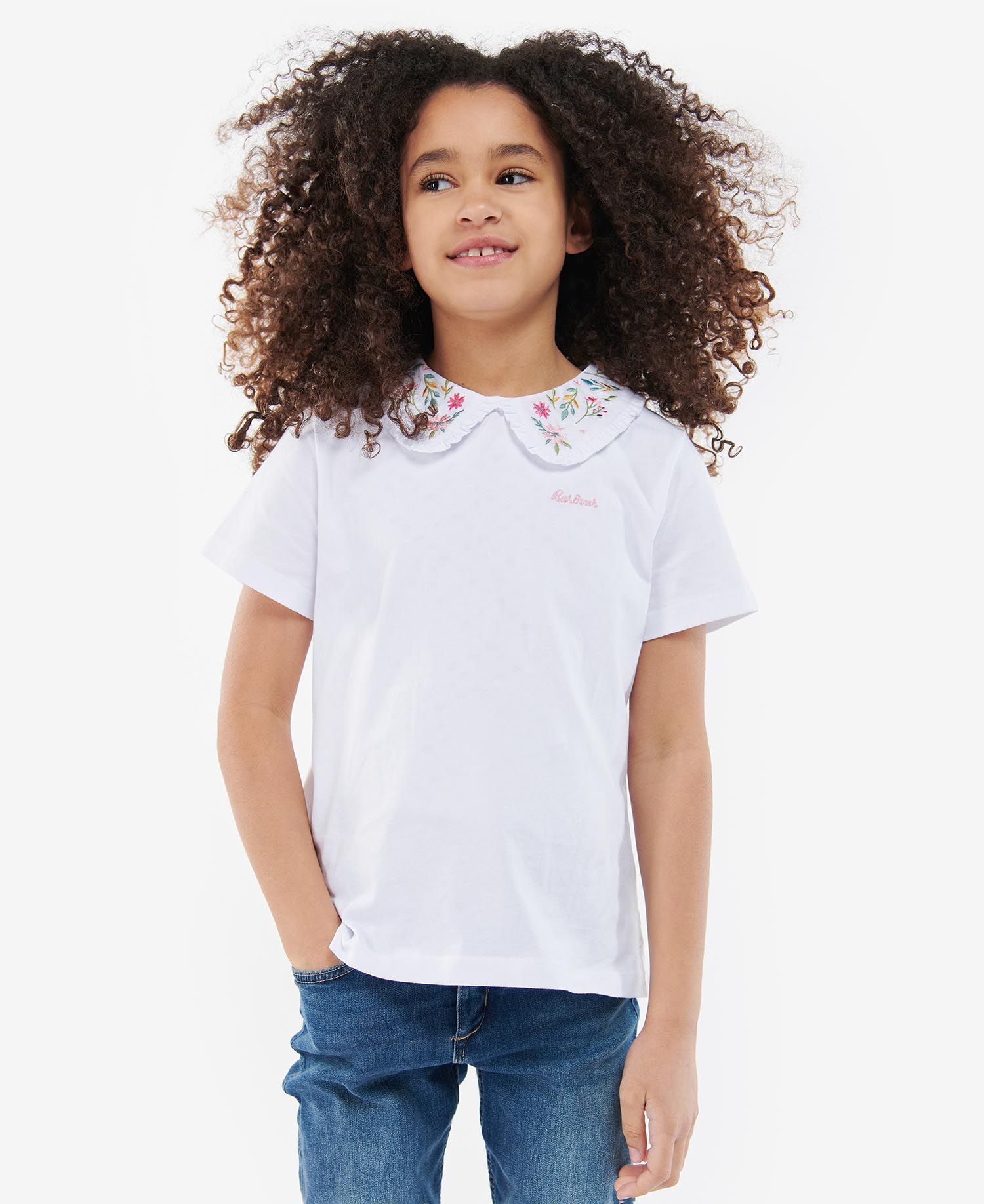 Barbour Rowan Kids' Clothing White | 405691-XVO