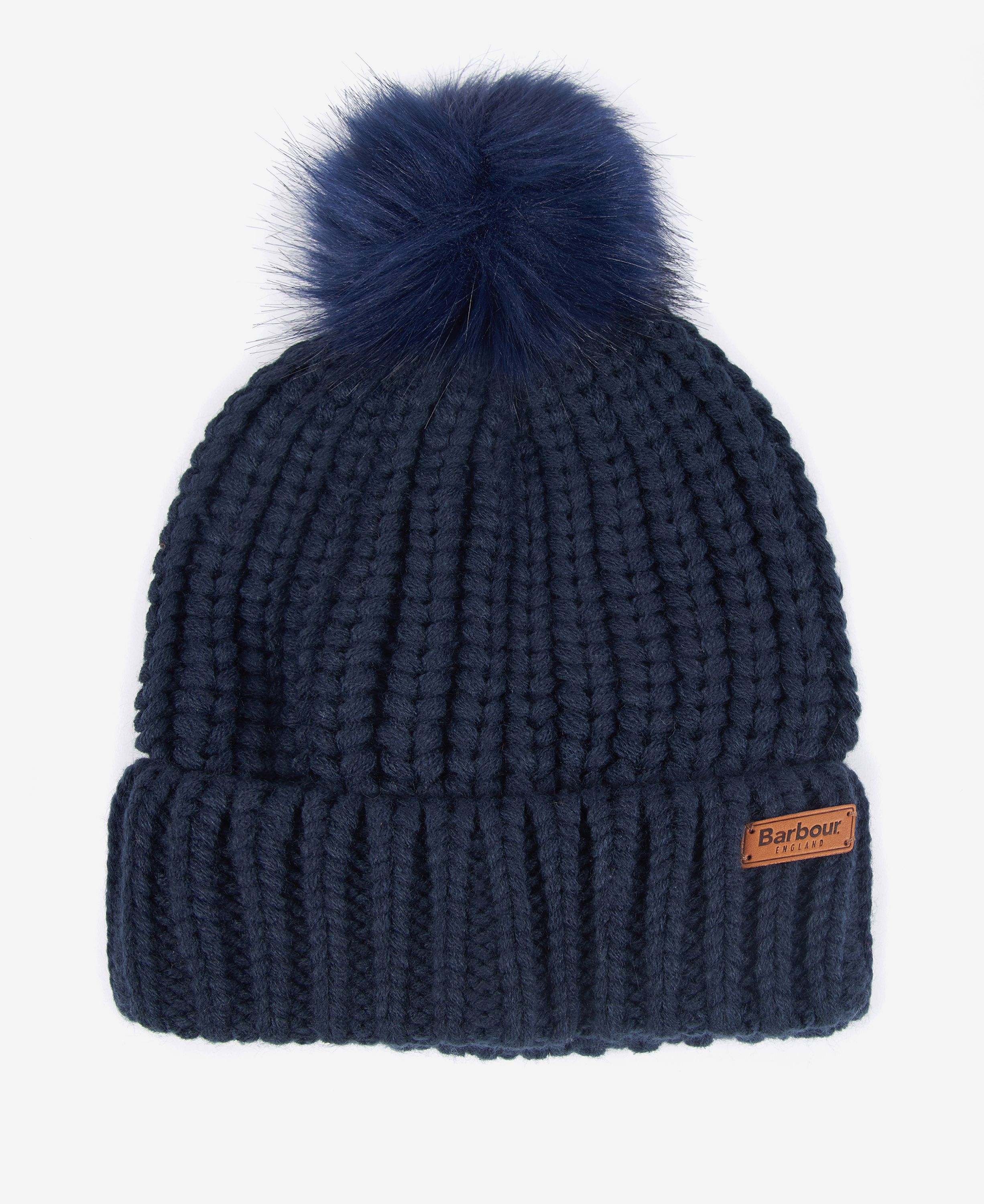 Barbour Saltburn Women\'s Beanie Navy | 592043-RVQ