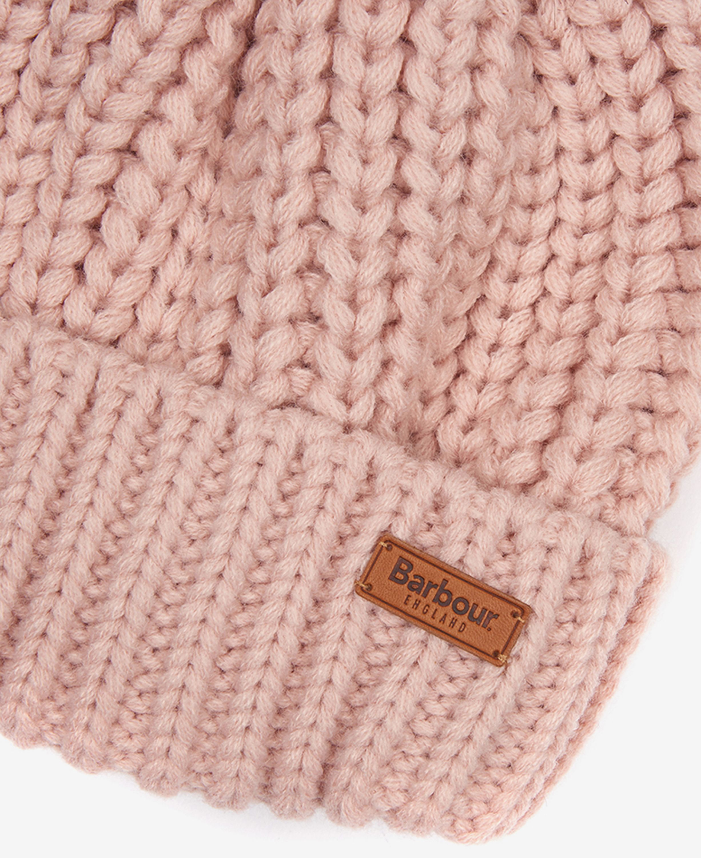 Barbour Saltburn Women's Beanie Pink | 813529-RAI