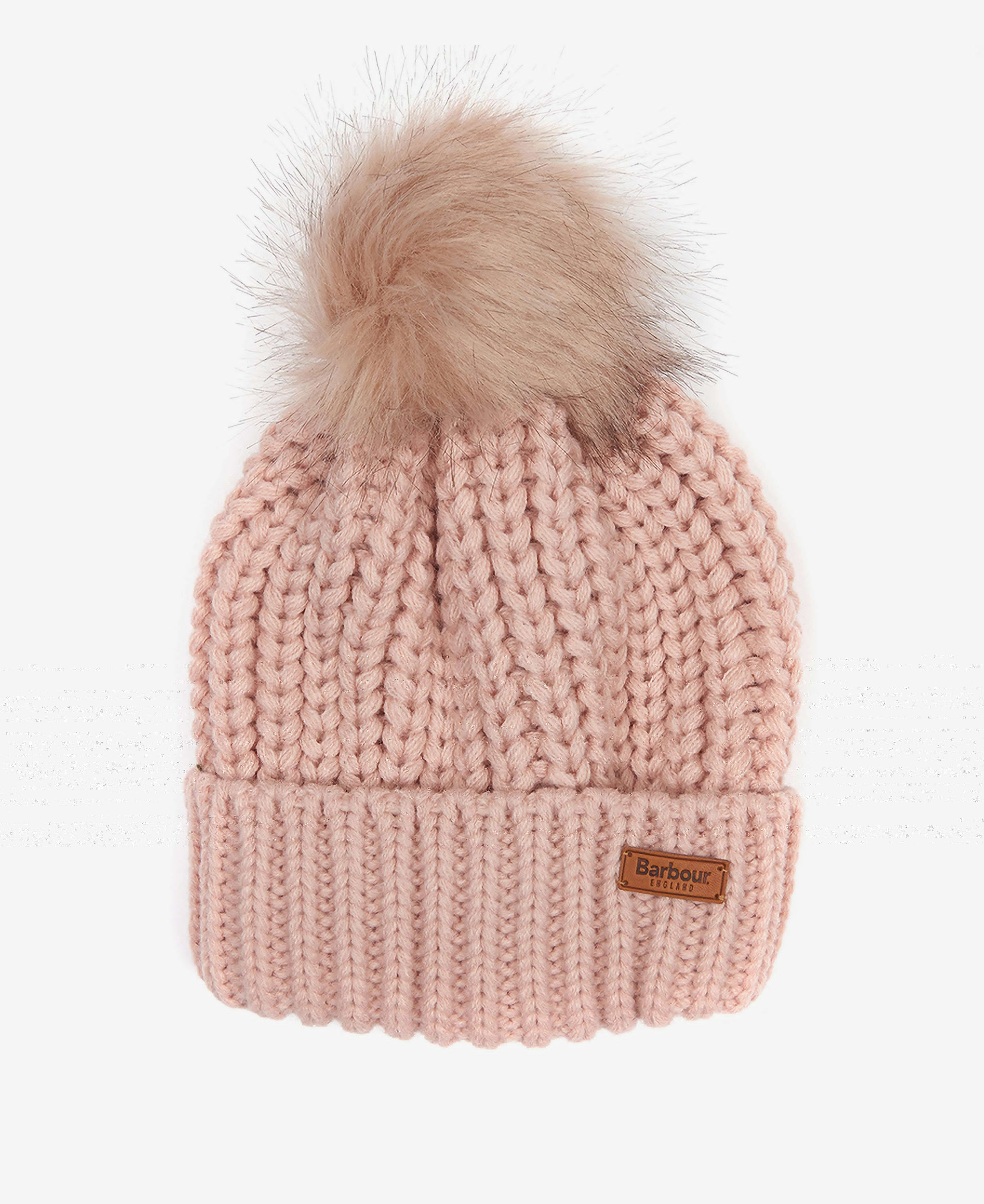 Barbour Saltburn Women\'s Beanie Pink | 813529-RAI