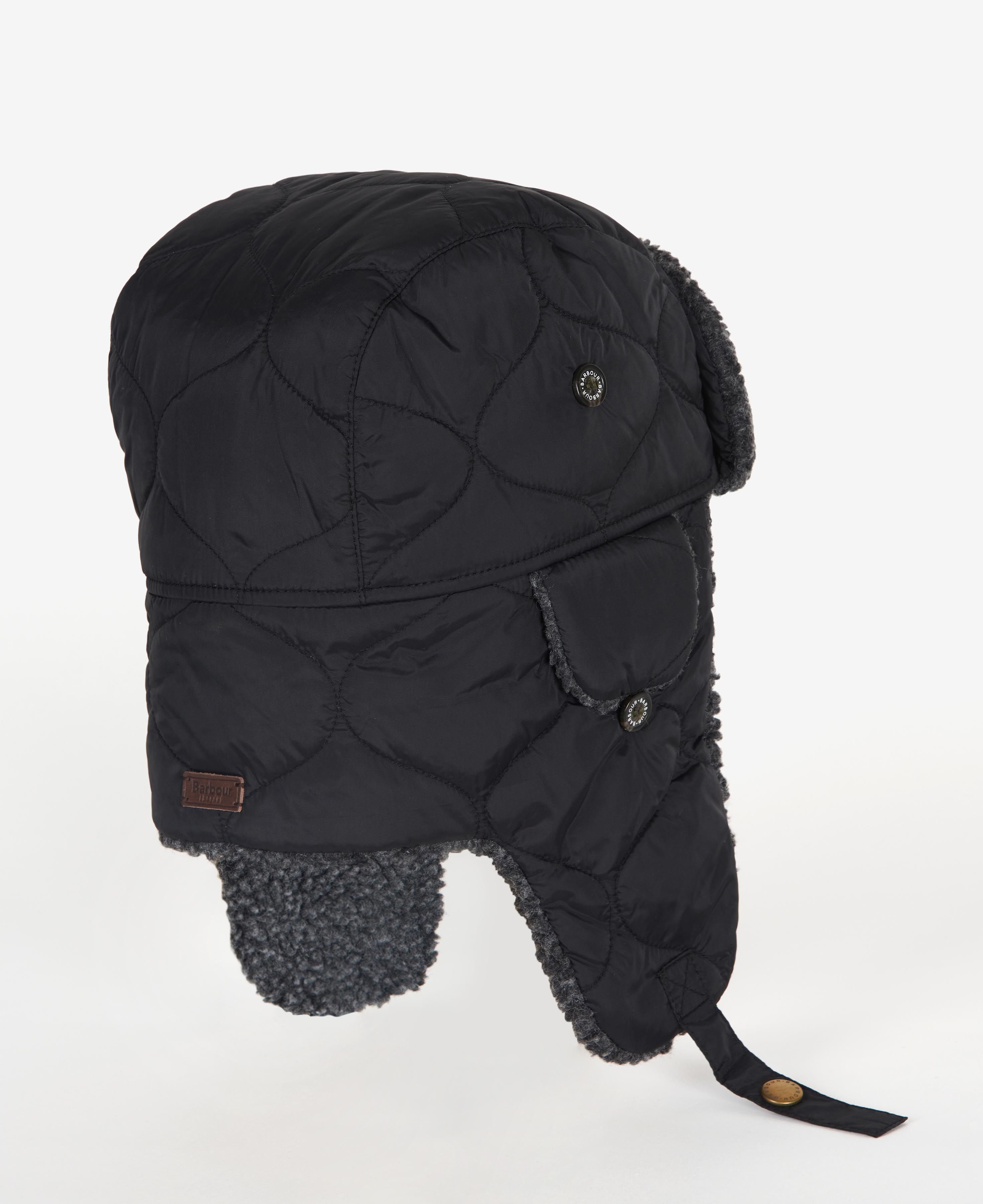 Barbour Sandbay Trapper Men's Hats Black | 258701-YCM