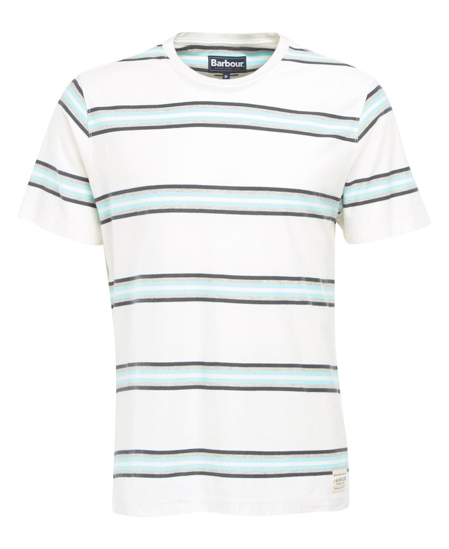 Barbour Sandgrove Men's T Shirts White | 506317-EJH