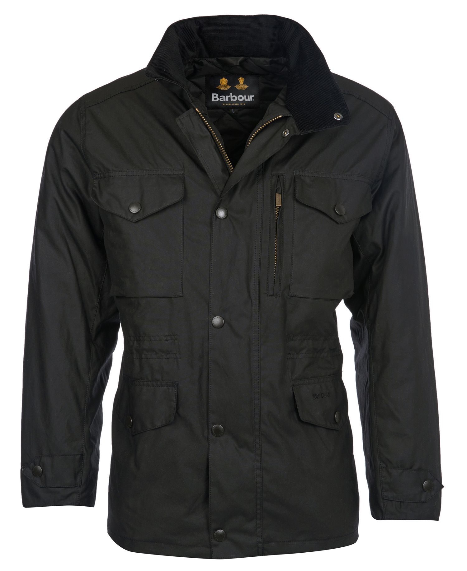 Barbour Sapper Men's Waxed Jackets Black | 785941-SEI