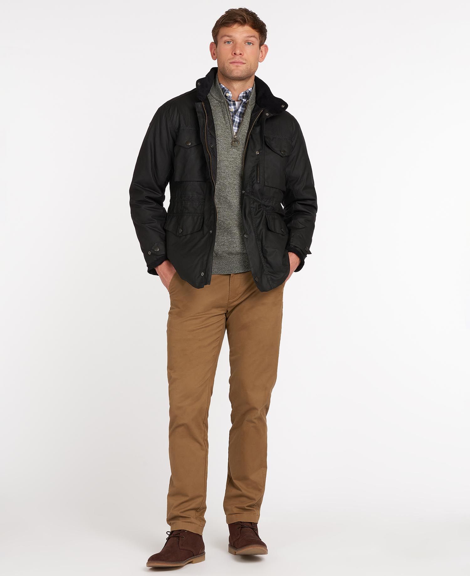 Barbour Sapper Men's Waxed Jackets Black | 785941-SEI