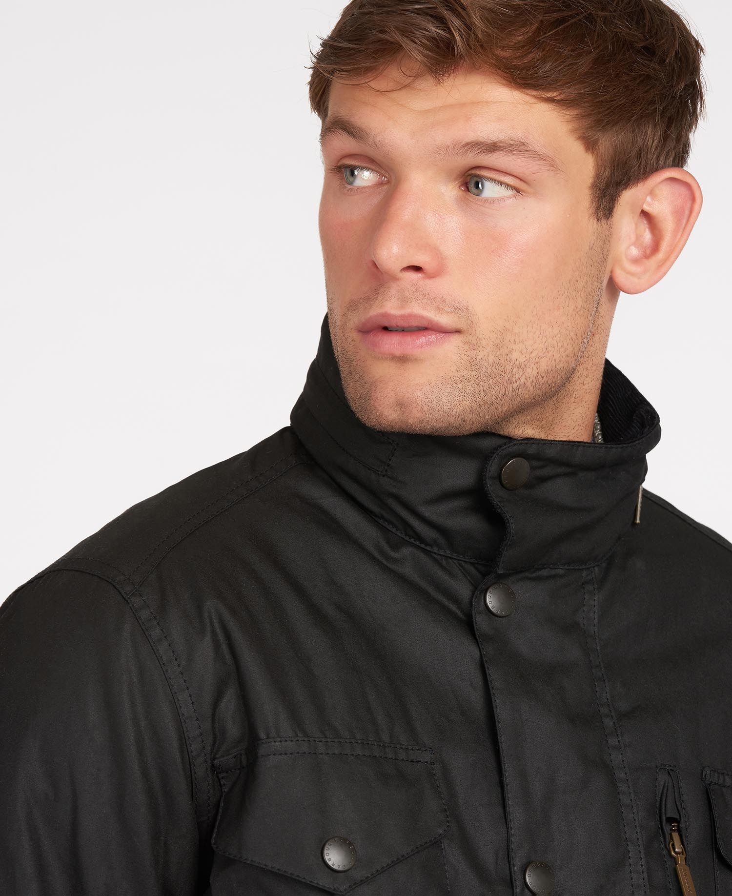 Barbour Sapper Men's Waxed Jackets Black | 785941-SEI