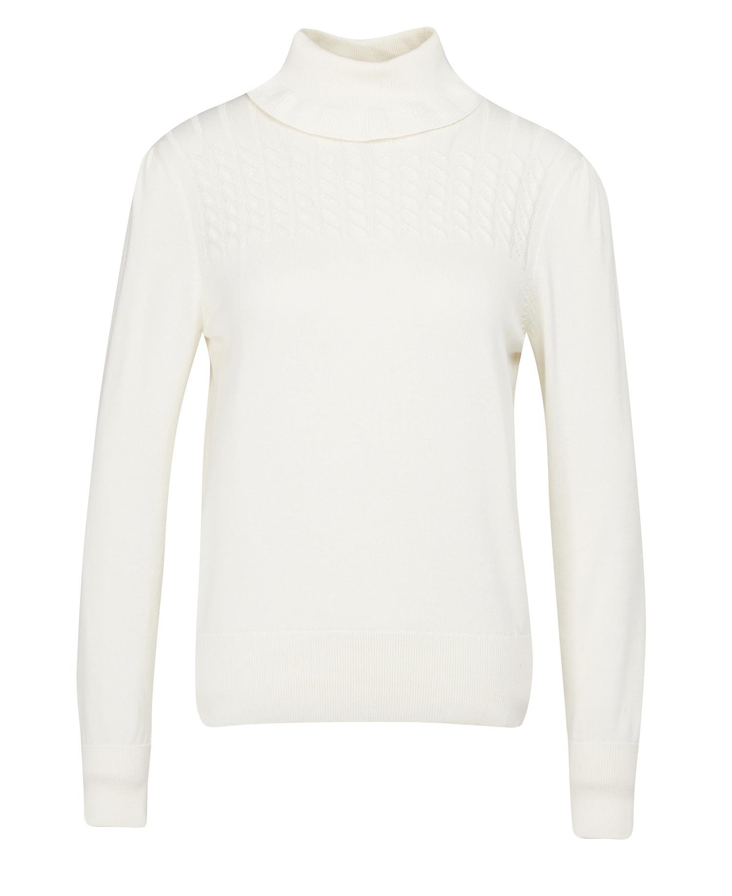 Barbour Scarlet Knit Women's Sweatshirts Cream | 316954-ZJT