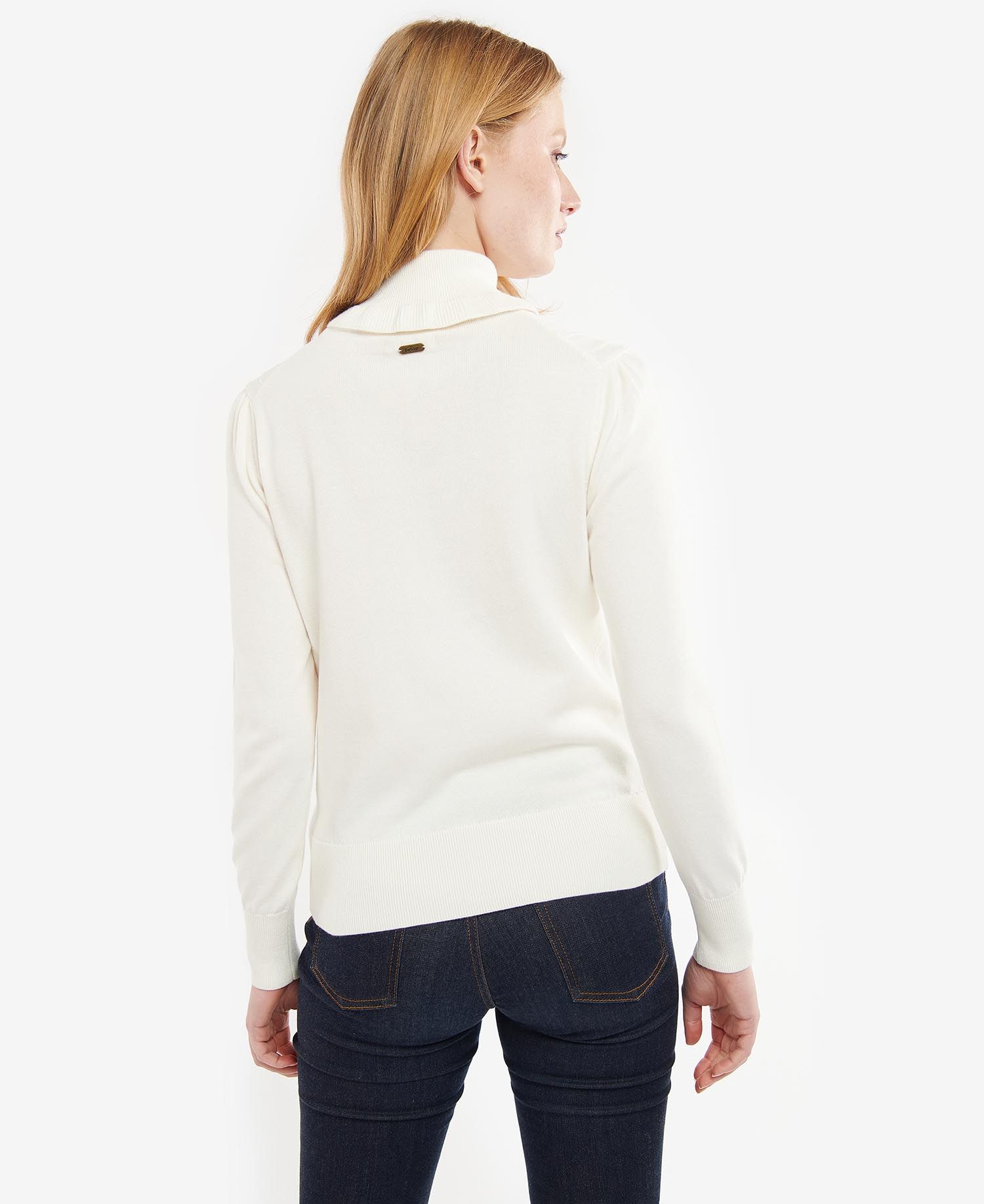 Barbour Scarlet Knit Women's Sweatshirts Cream | 316954-ZJT