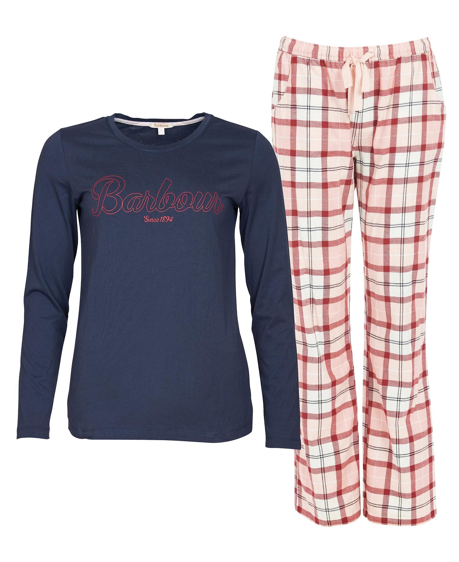 Barbour Schlafanzug-Set Phoebe Women's Nightwear Red / Pink | 109385-YST