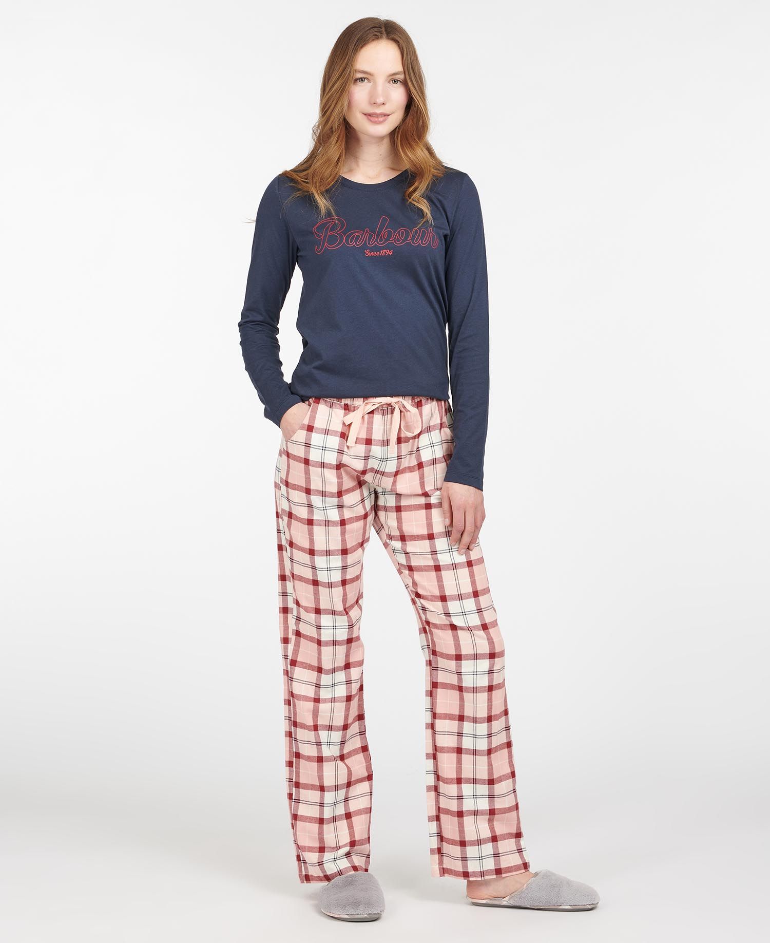 Barbour Schlafanzug-Set Phoebe Women's Nightwear Red / Pink | 109385-YST