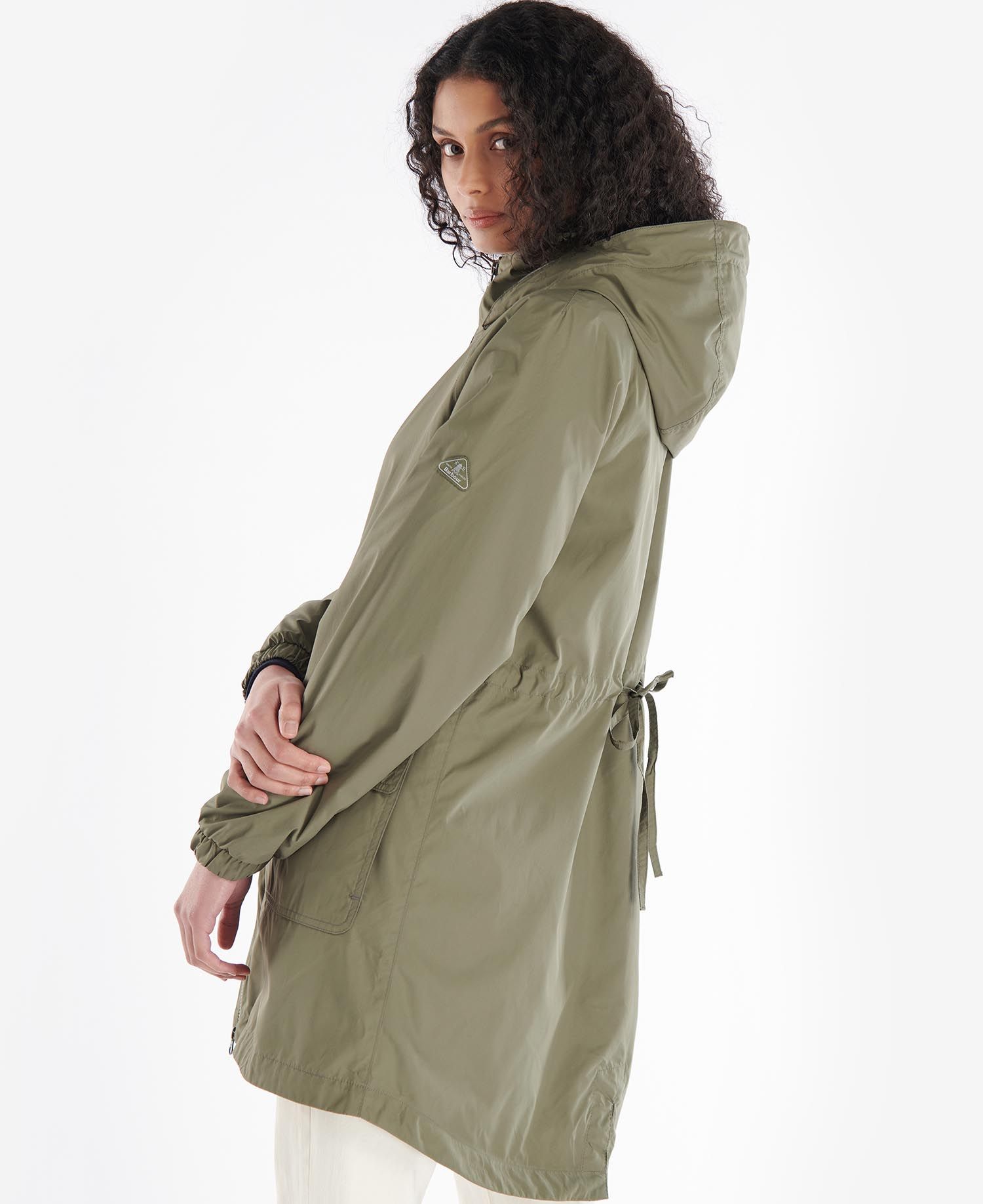 Barbour Sea Daisy Showerproof Women's Casual Jackets Khaki | 506791-PNO