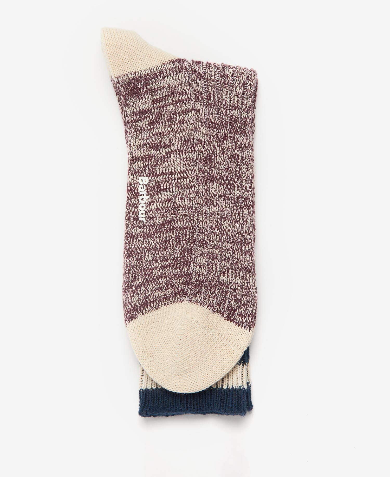 Barbour Shandwick Men's Socks Burgundy | 374086-KZY