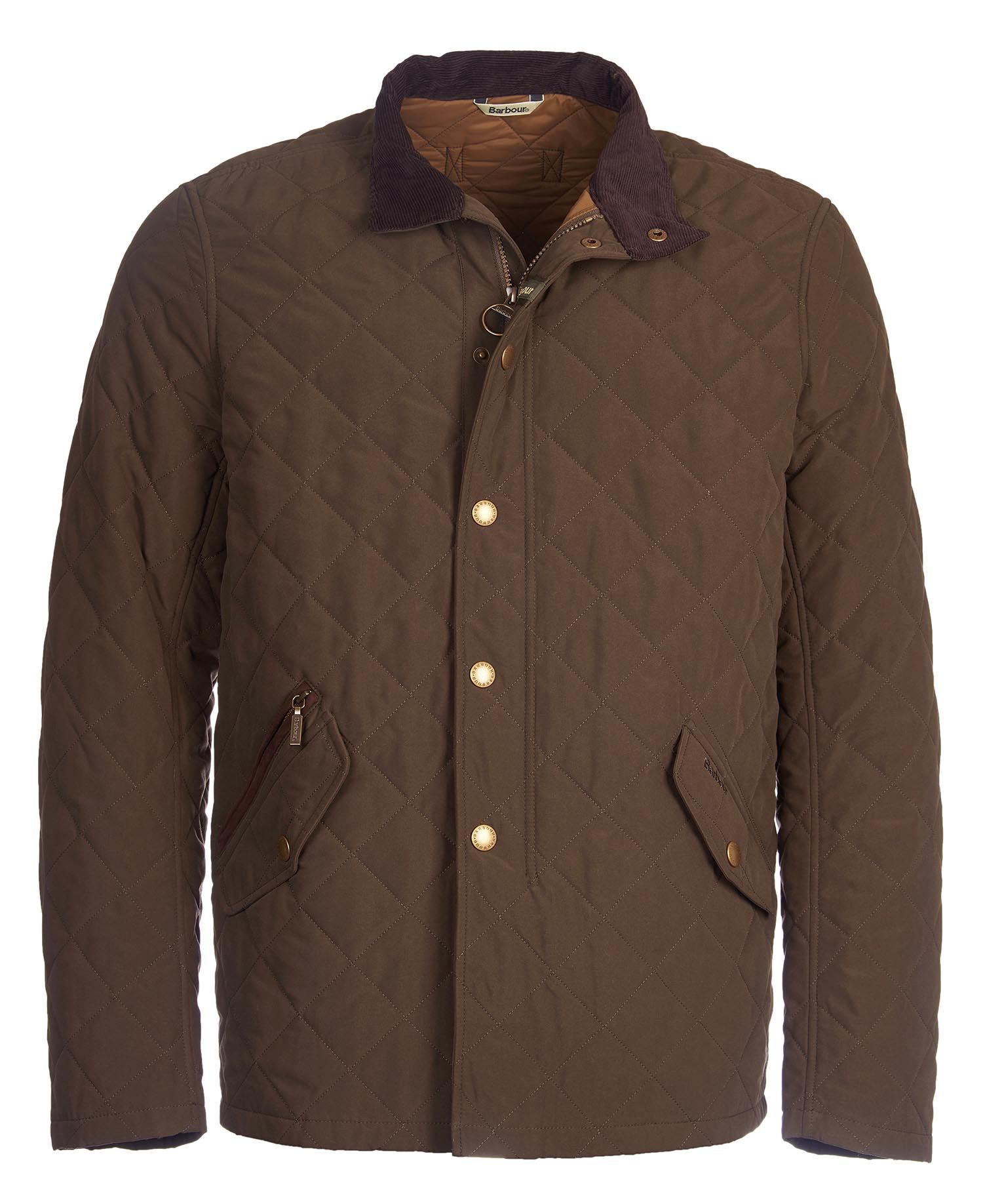 Barbour Shoveler Men's Quilted Jackets Green | 591687-VFJ