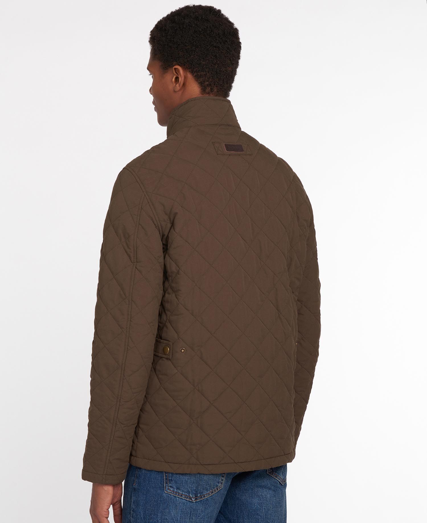 Barbour Shoveler Men's Quilted Jackets Green | 591687-VFJ