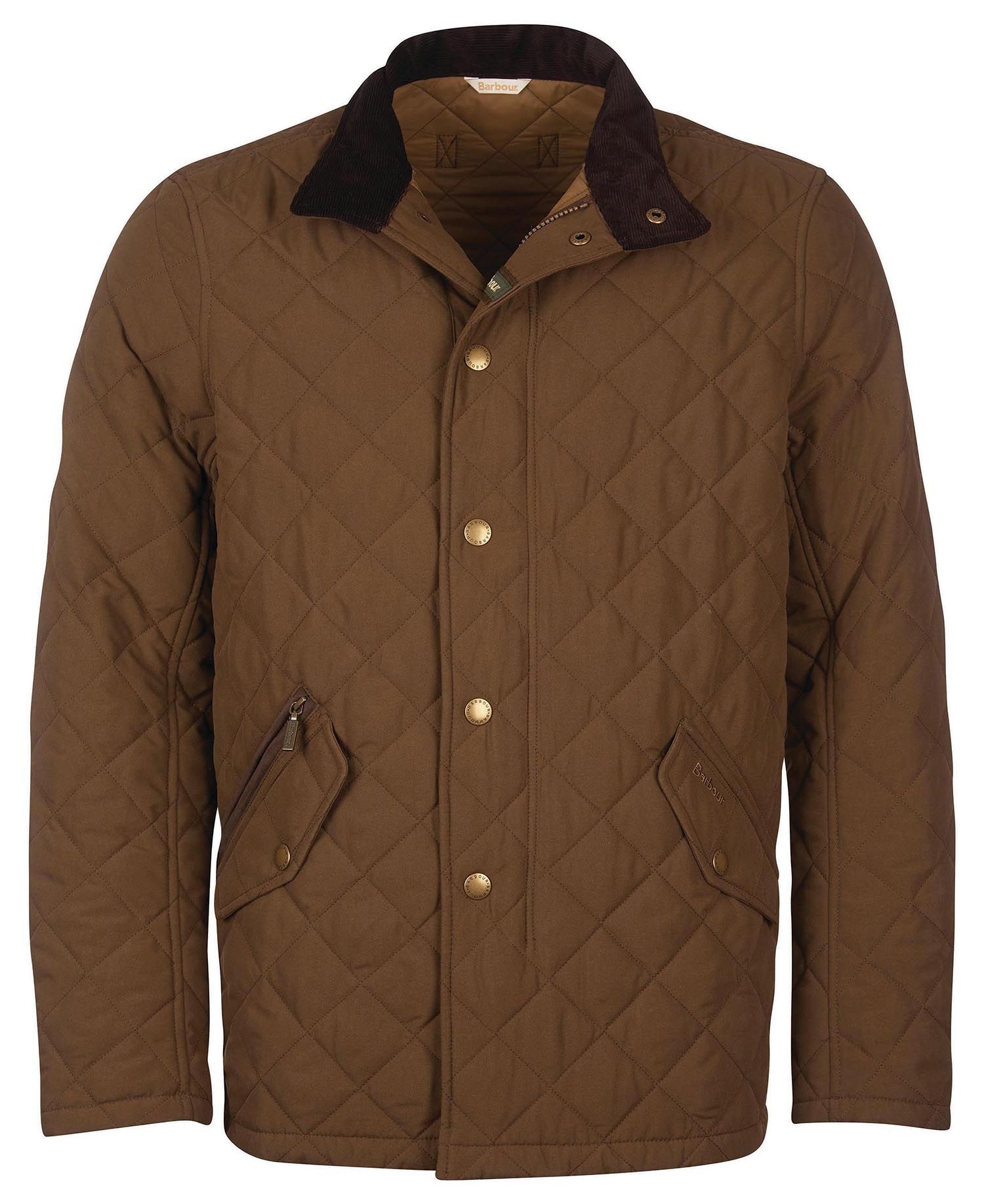 Barbour Shoveler Men's Quilted Jackets Green | 654801-QDG