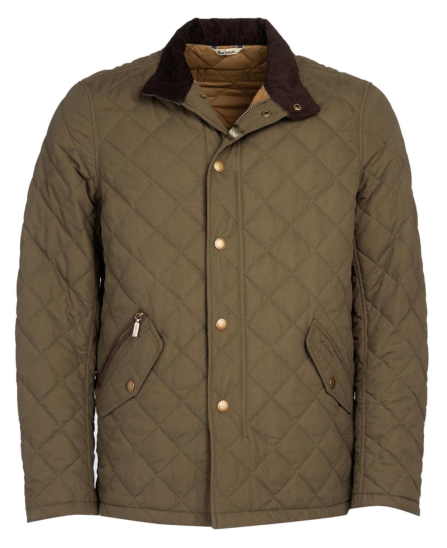 Barbour Shoveler Men's Quilted Jackets Green | 804376-OQA