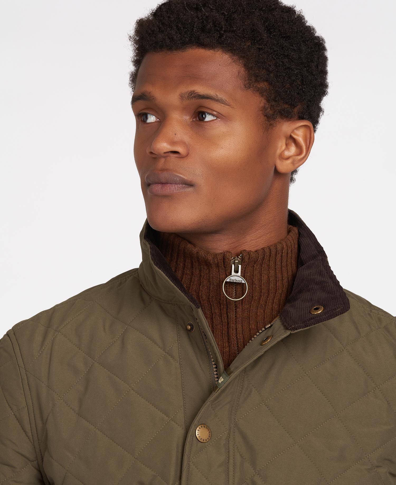 Barbour Shoveler Men's Quilted Jackets Green | 804376-OQA