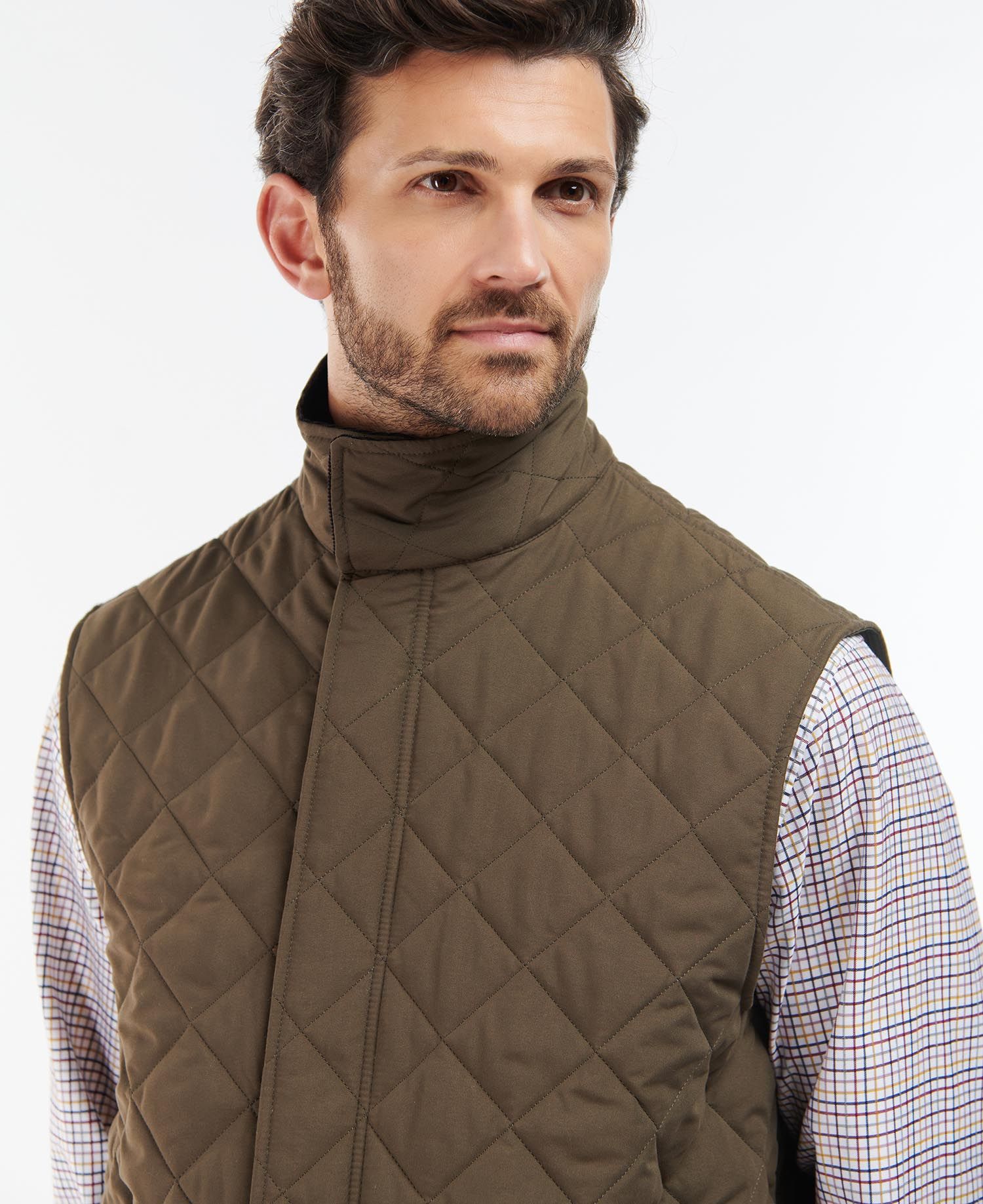 Barbour Shoveler Men's Vest Olive | 792145-BPN