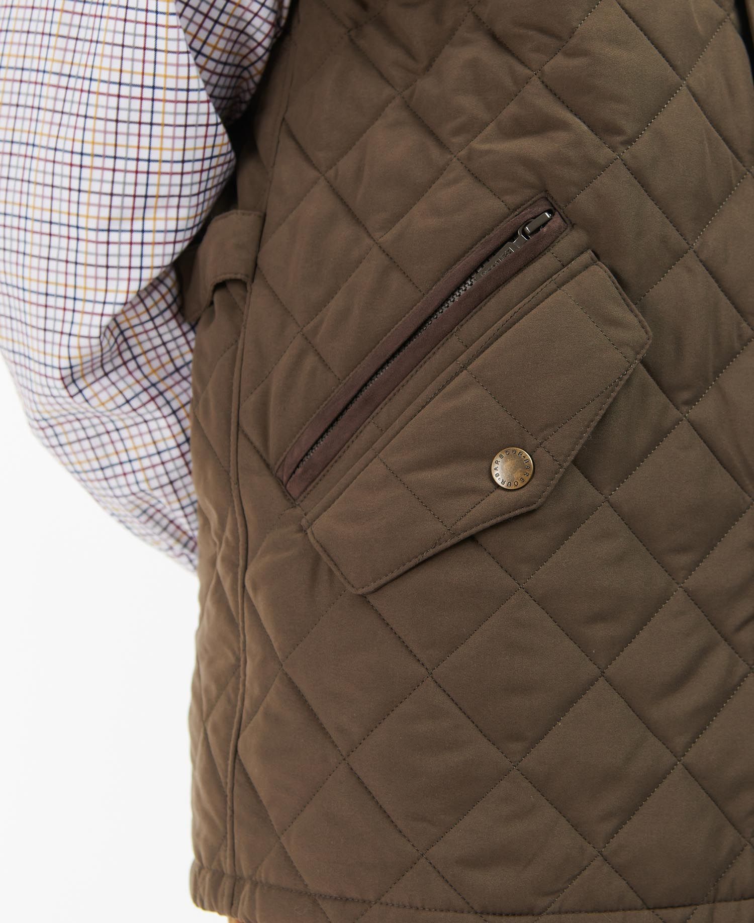 Barbour Shoveler Men's Vest Olive | 792145-BPN