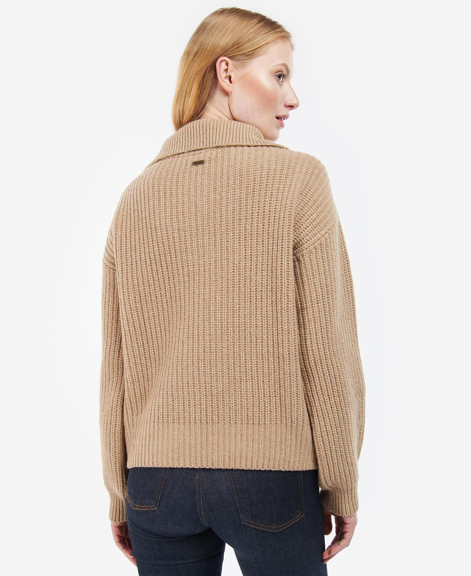 Barbour Stavia Knit Women's Sweaters Khaki | 948176-YTO