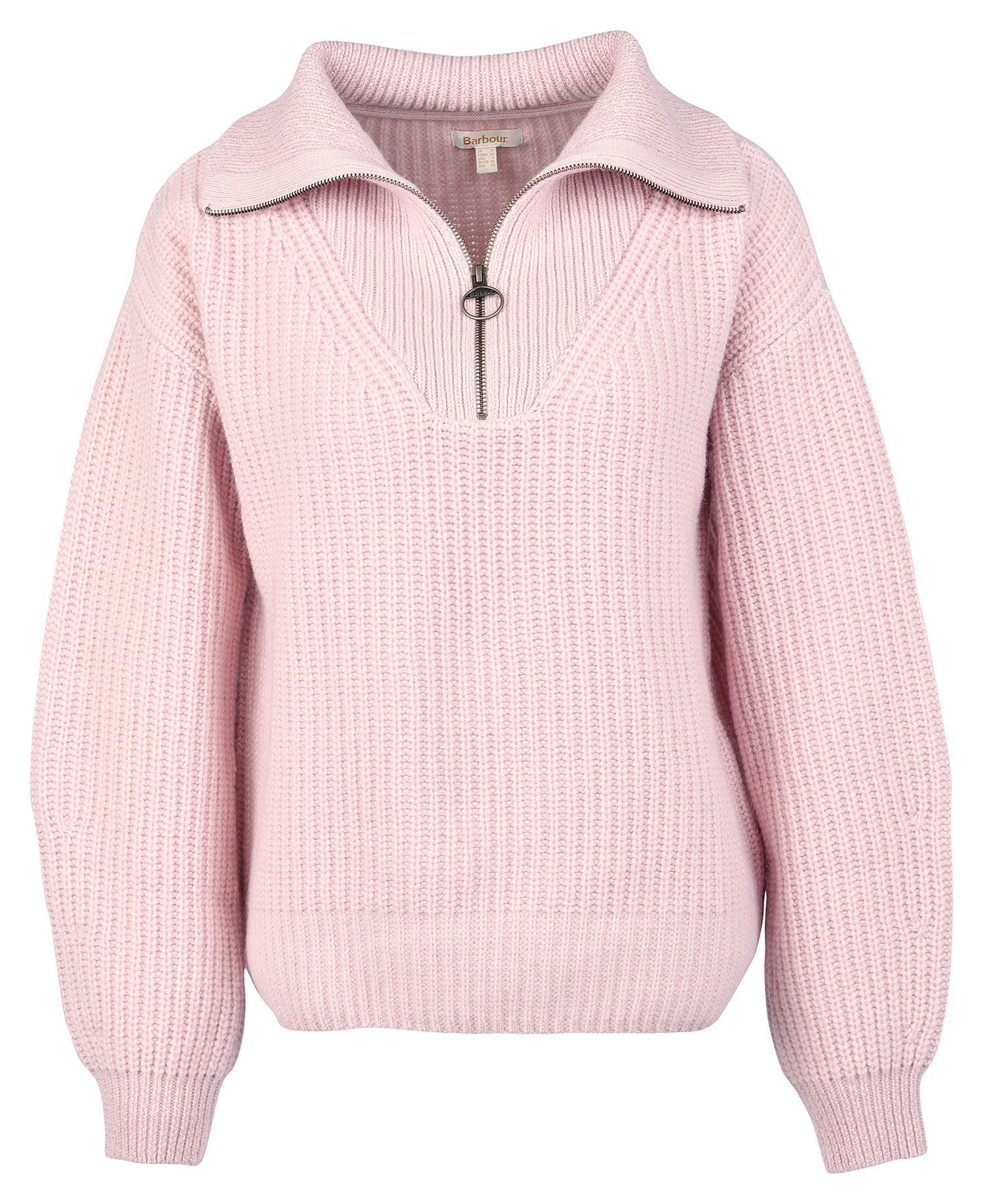 Barbour Stavia Knit Women's Sweatshirts Pink | 324798-ORZ