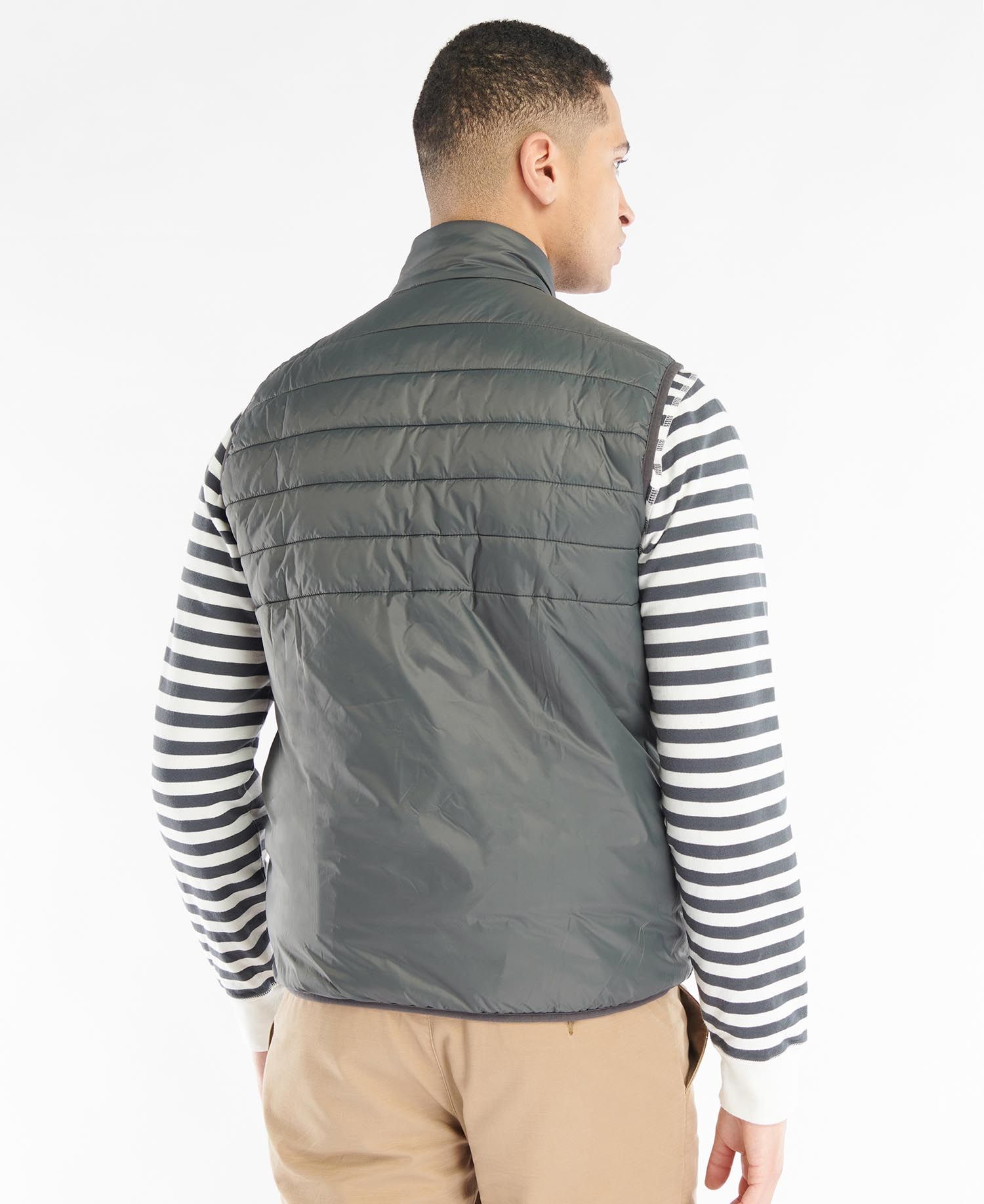 Barbour Summer Men's Vest Grey | 097564-WHG