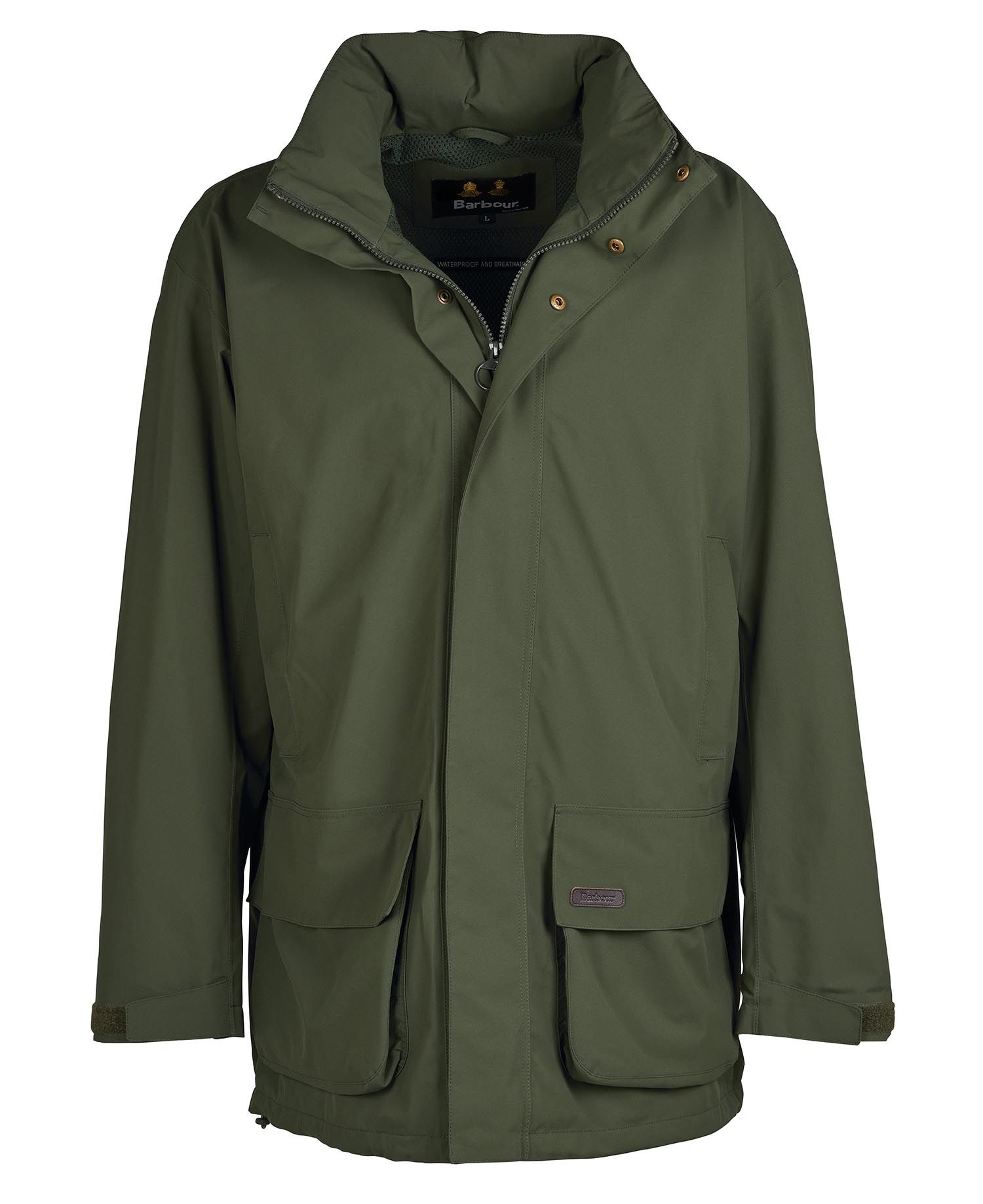 Barbour Swinton Men's Waterproof Jackets Olive | 617043-WXU