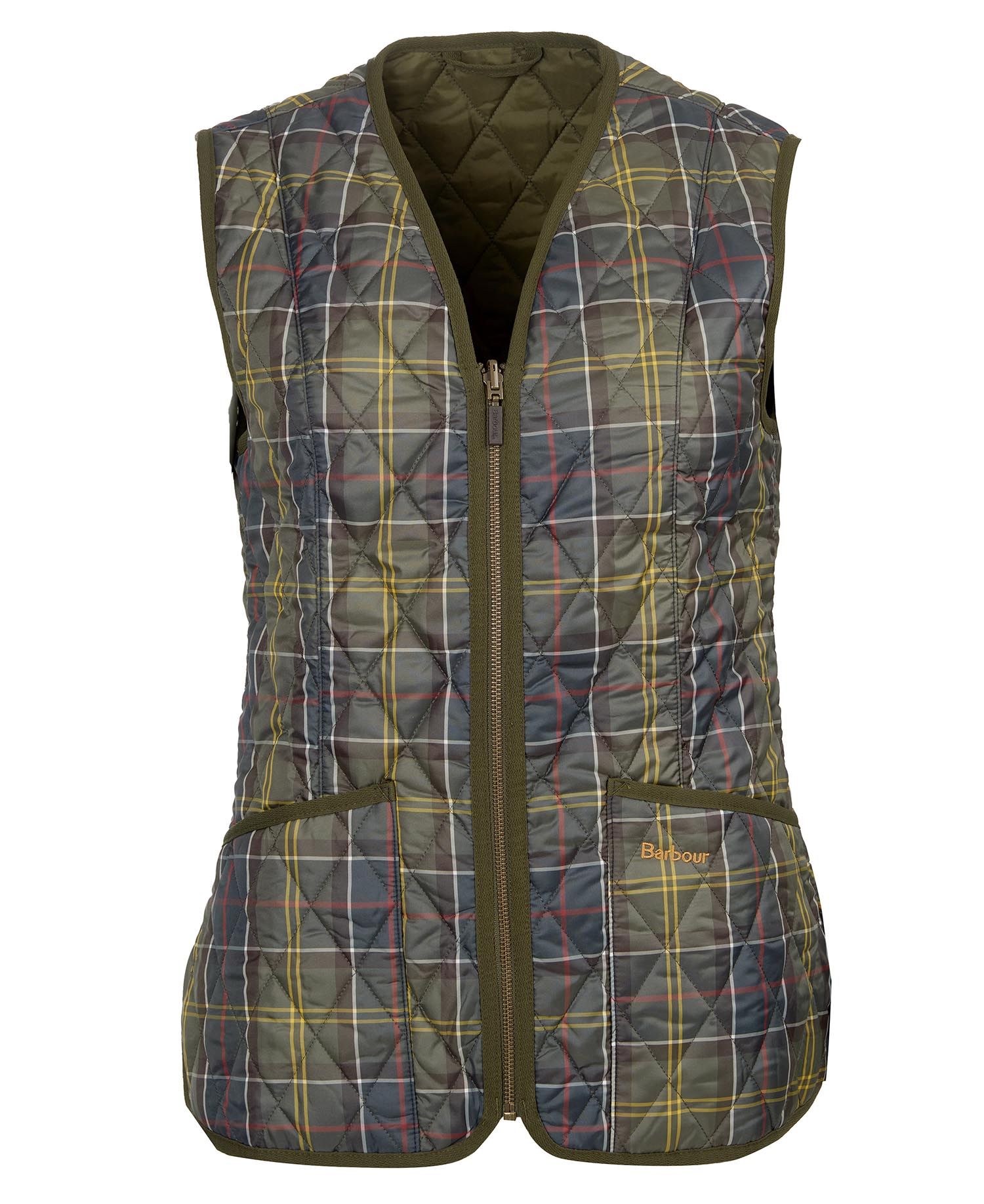 Barbour Tartan Betty Liner Women's Vest Multicolor | 741903-SKE