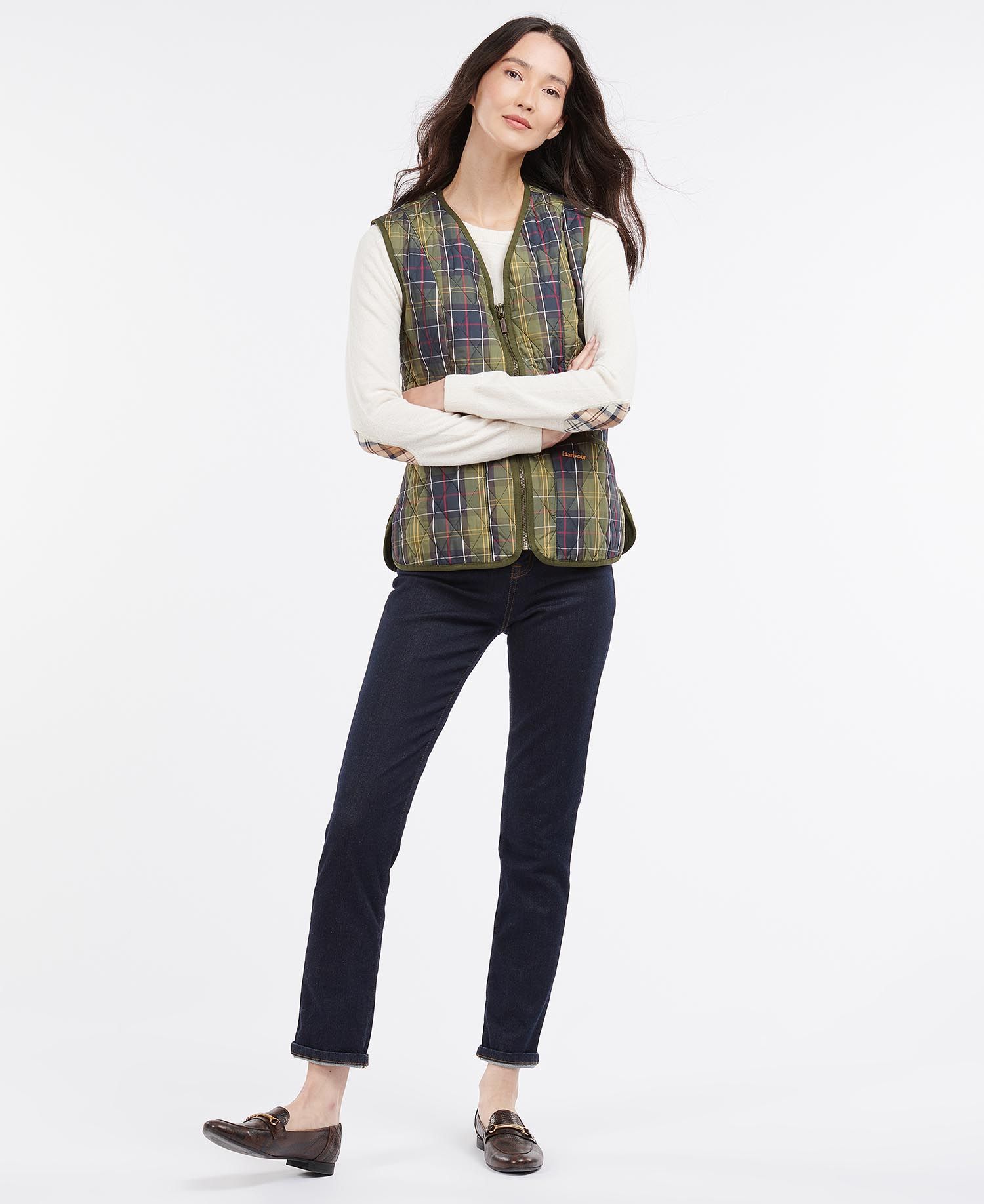 Barbour Tartan Betty Liner Women's Vest Multicolor | 741903-SKE