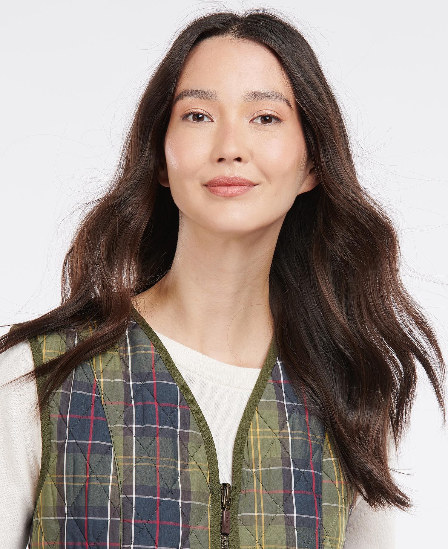 Barbour Tartan Betty Liner Women's Vest Multicolor | 741903-SKE