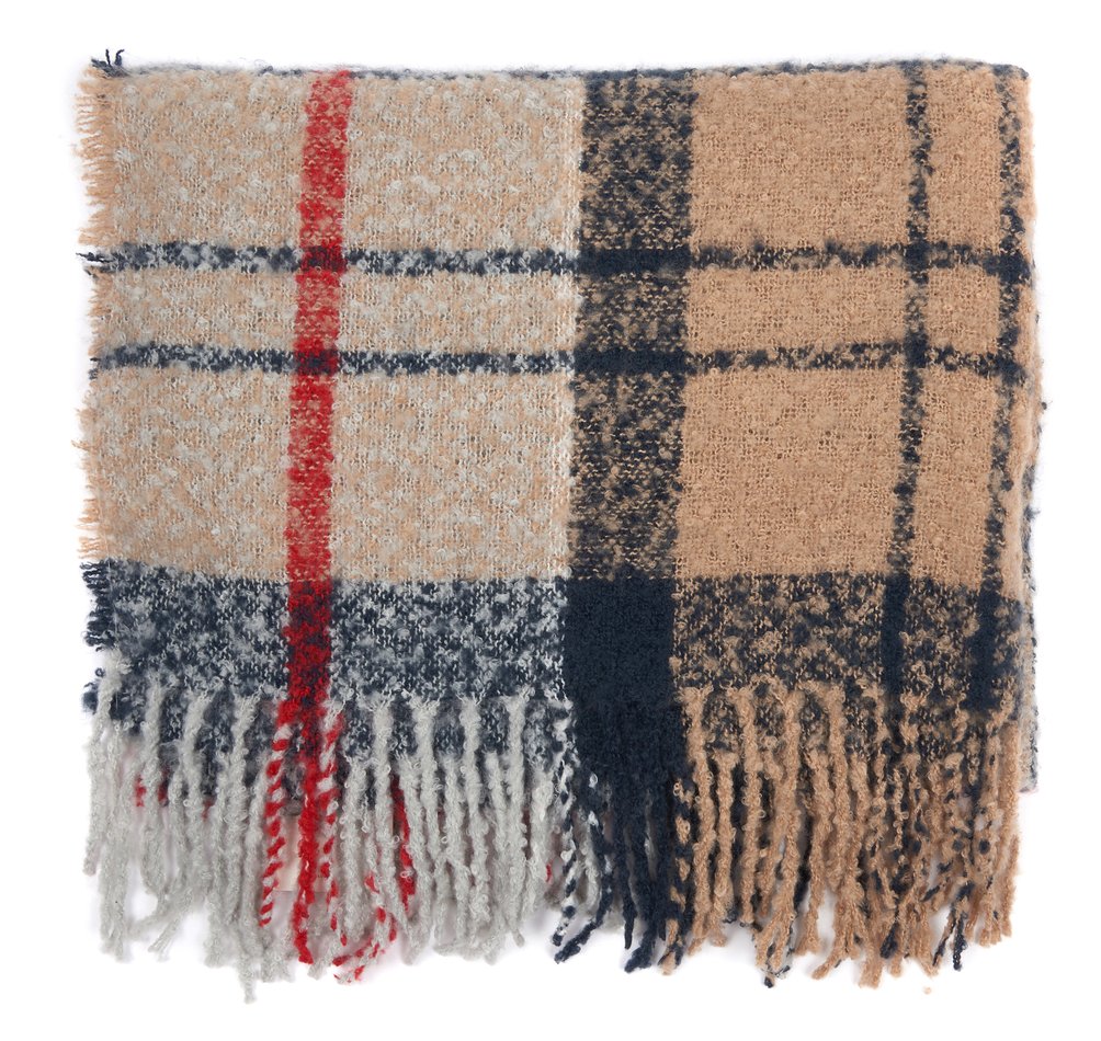 Barbour Tartan Boucle Women's Scarves Multicolor | 093265-ZXN