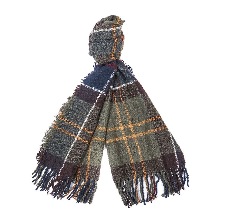 Barbour Tartan Boucle Women's Scarves Multicolor | 936147-OHD