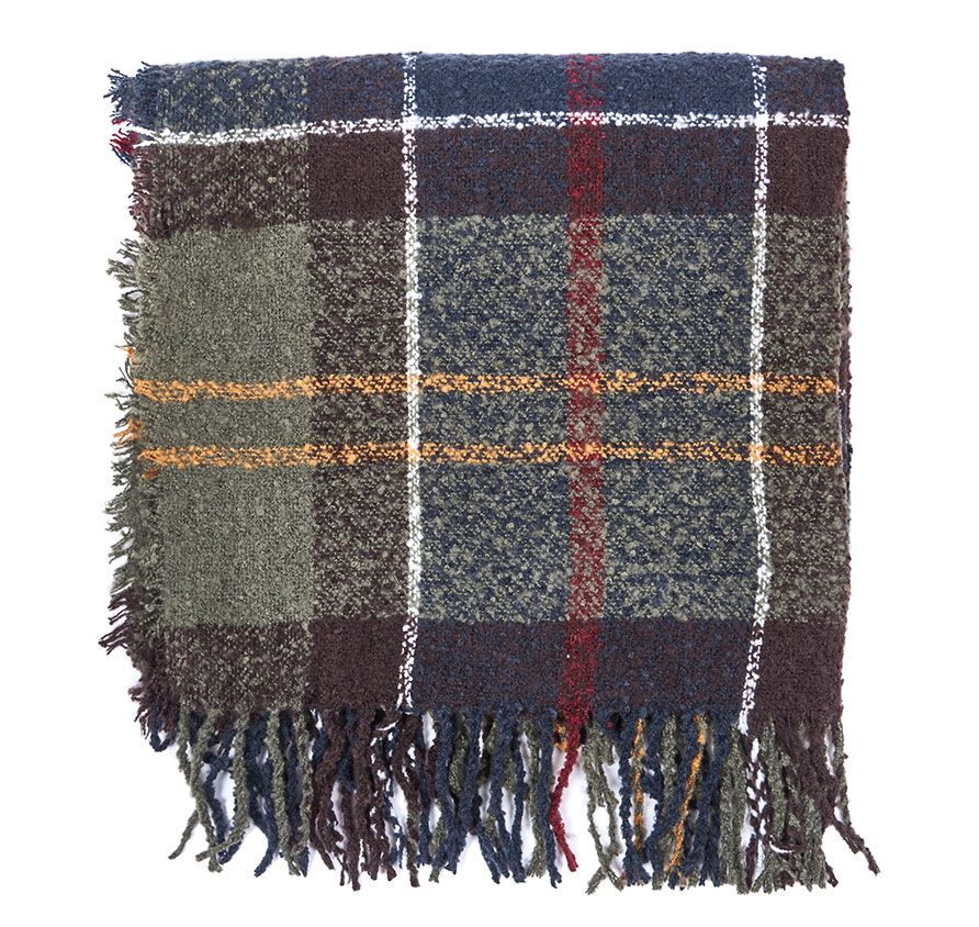 Barbour Tartan Boucle Women's Scarves Multicolor | 936147-OHD