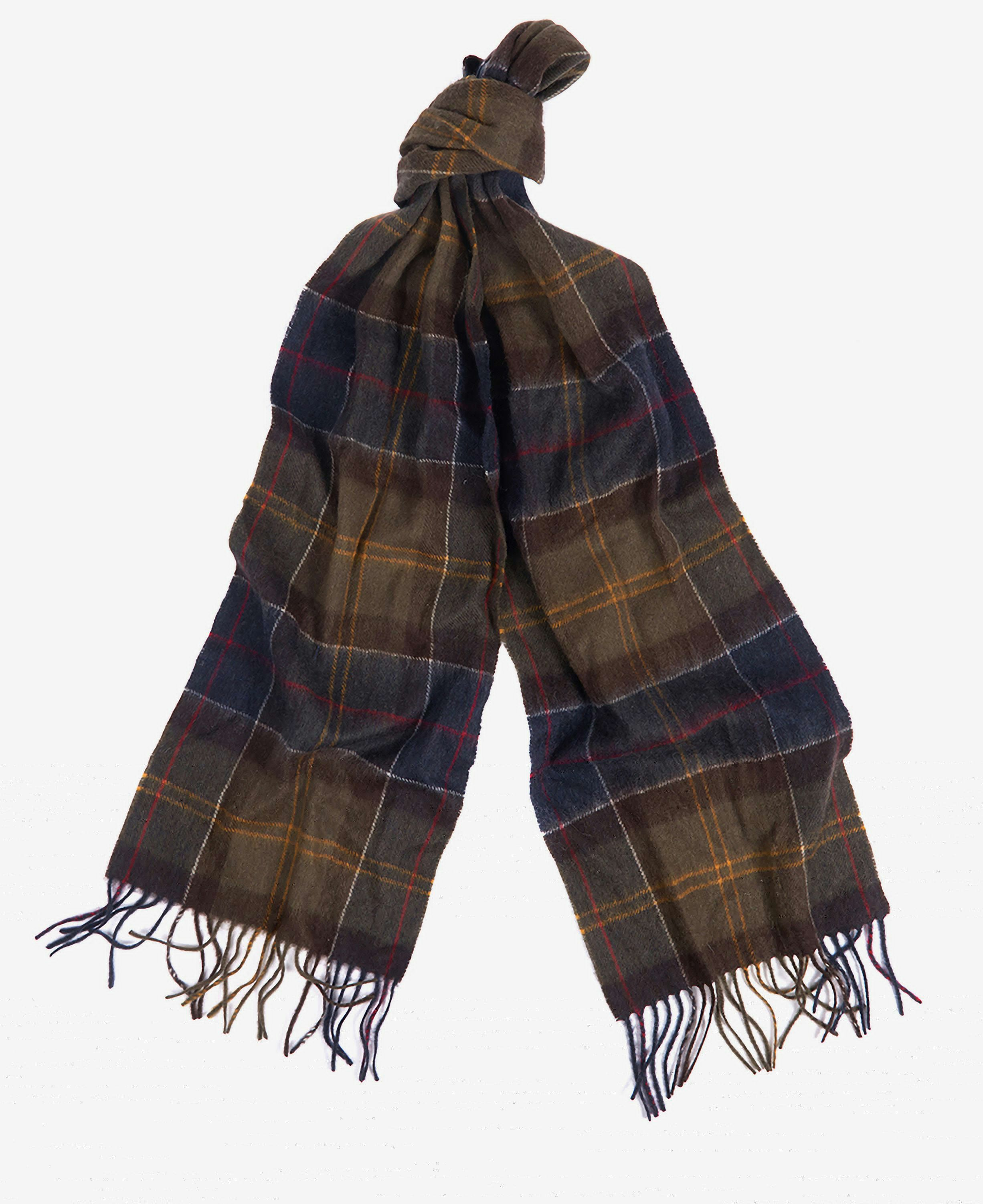 Barbour Tartan Women\'s Scarves Navy / Khaki | 634019-XAT