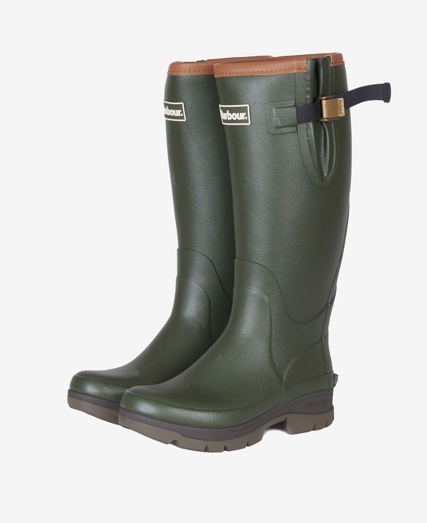 Barbour Tempest Wellingtons Women's Rain Boots Olive | 426789-KYZ