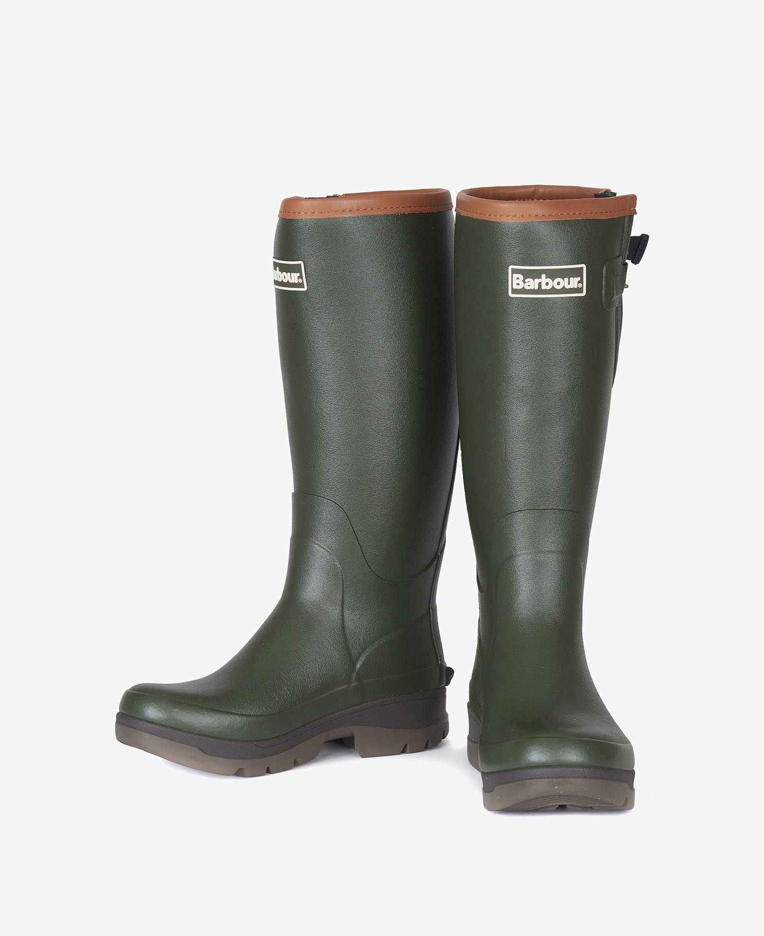 Barbour Tempest Wellingtons Women's Rain Boots Olive | 426789-KYZ