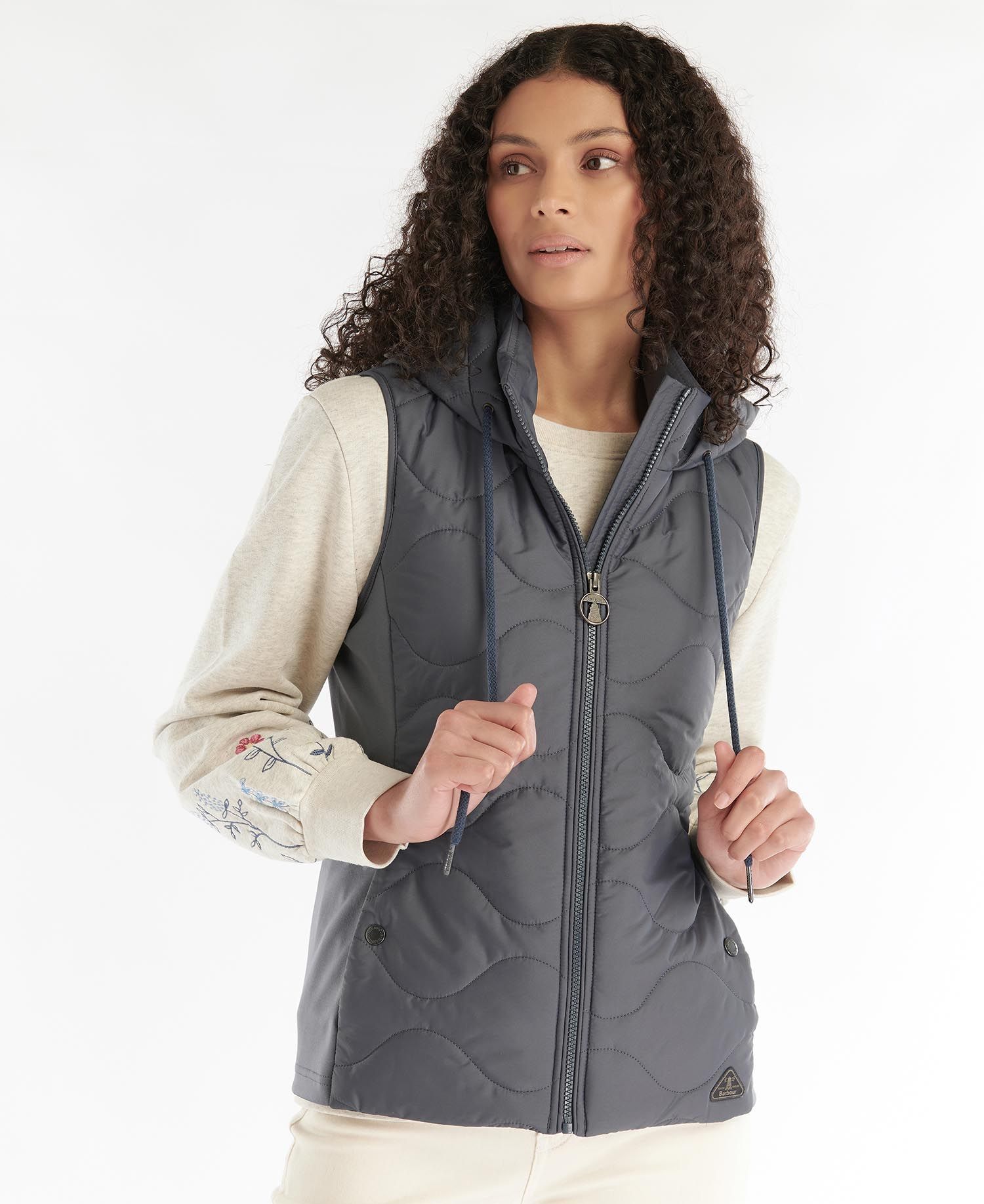 Barbour Thrift Women's Vest Blue | 516984-LMF