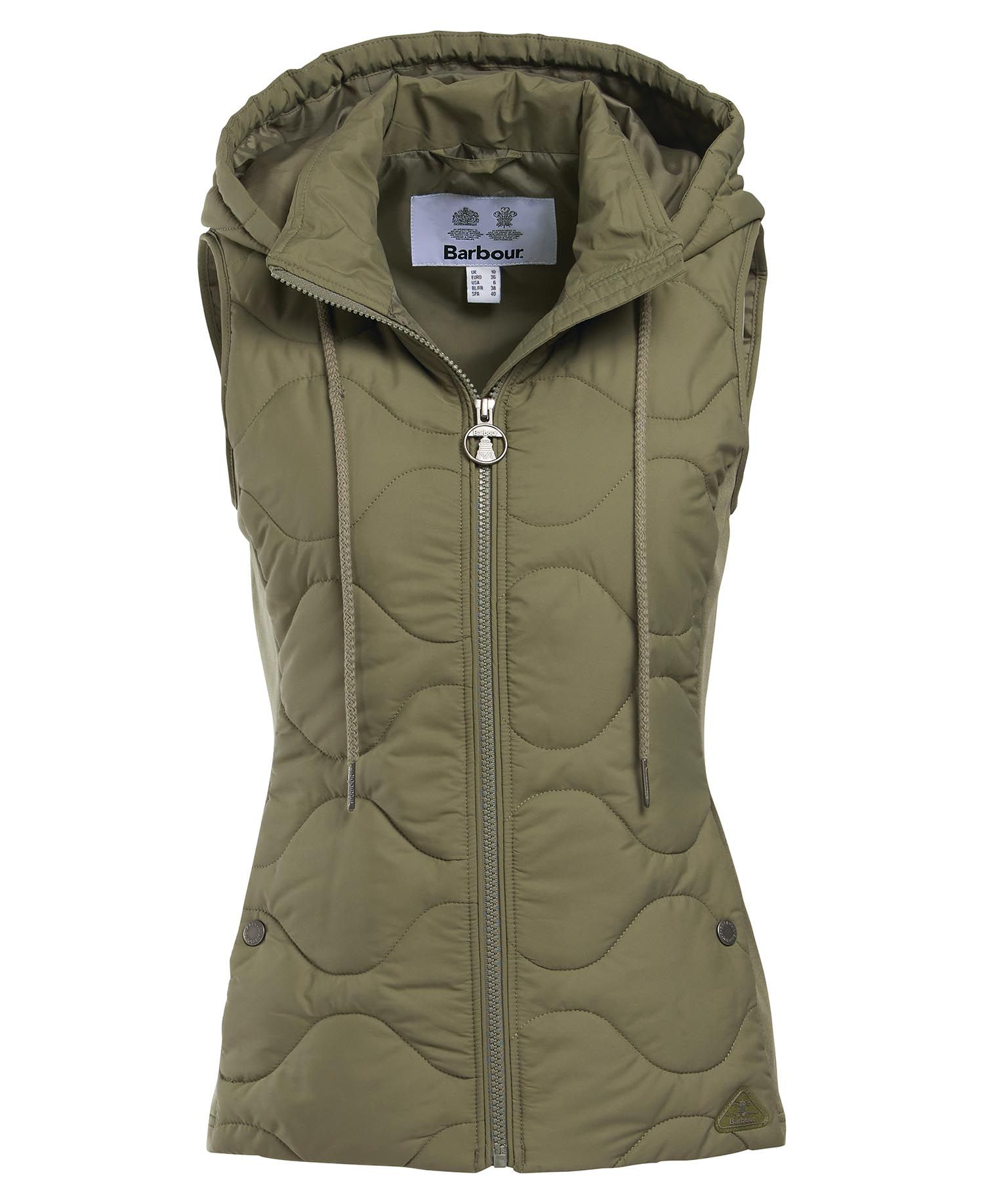 Barbour Thrift Women's Vest Olive | 701936-ISF