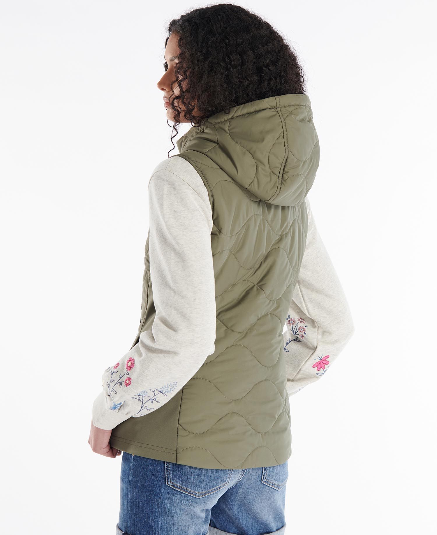 Barbour Thrift Women's Vest Olive | 701936-ISF