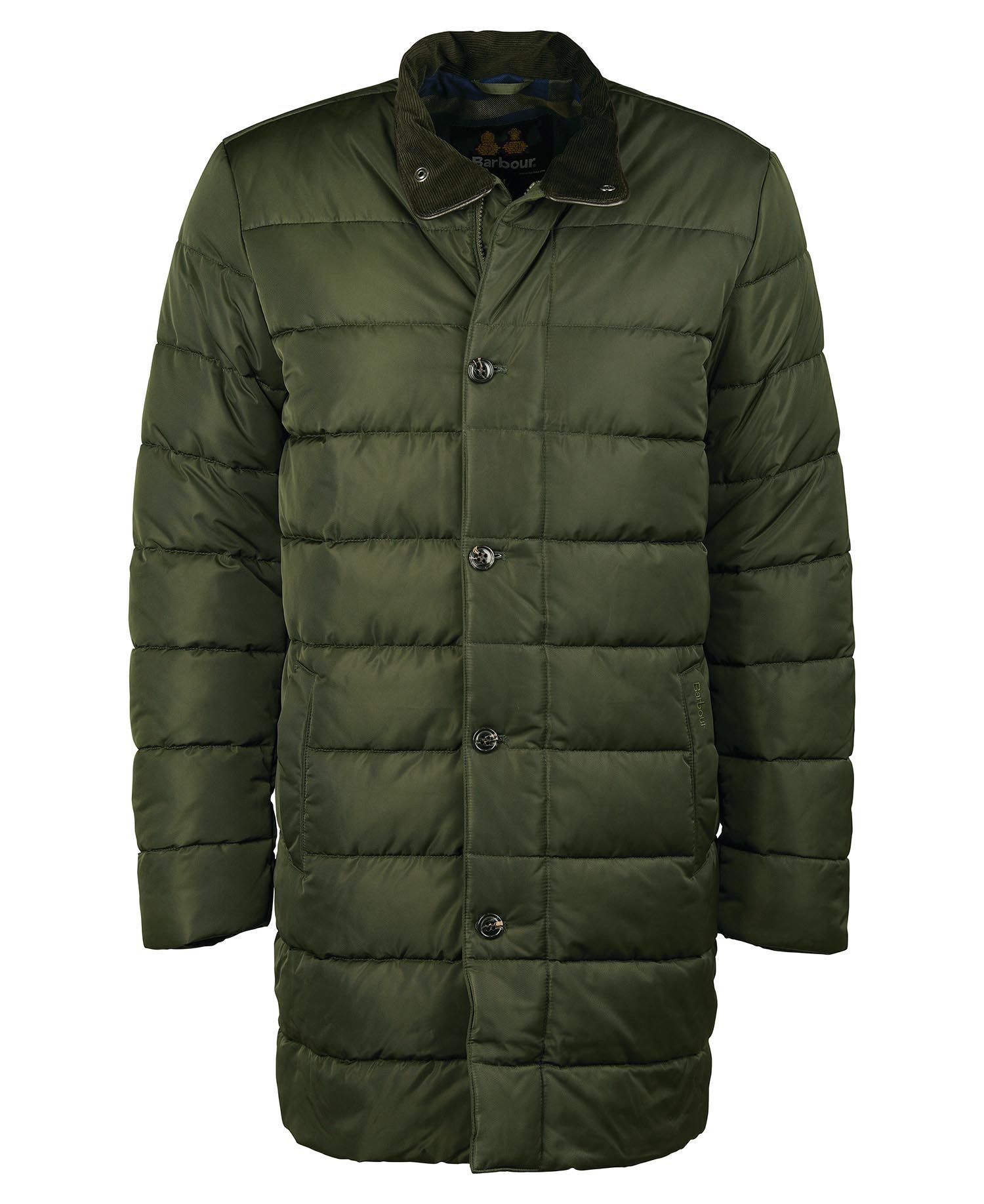 Barbour Tonbridge Baffle Men's Quilted Jackets Navy / Olive | 392571-YCM