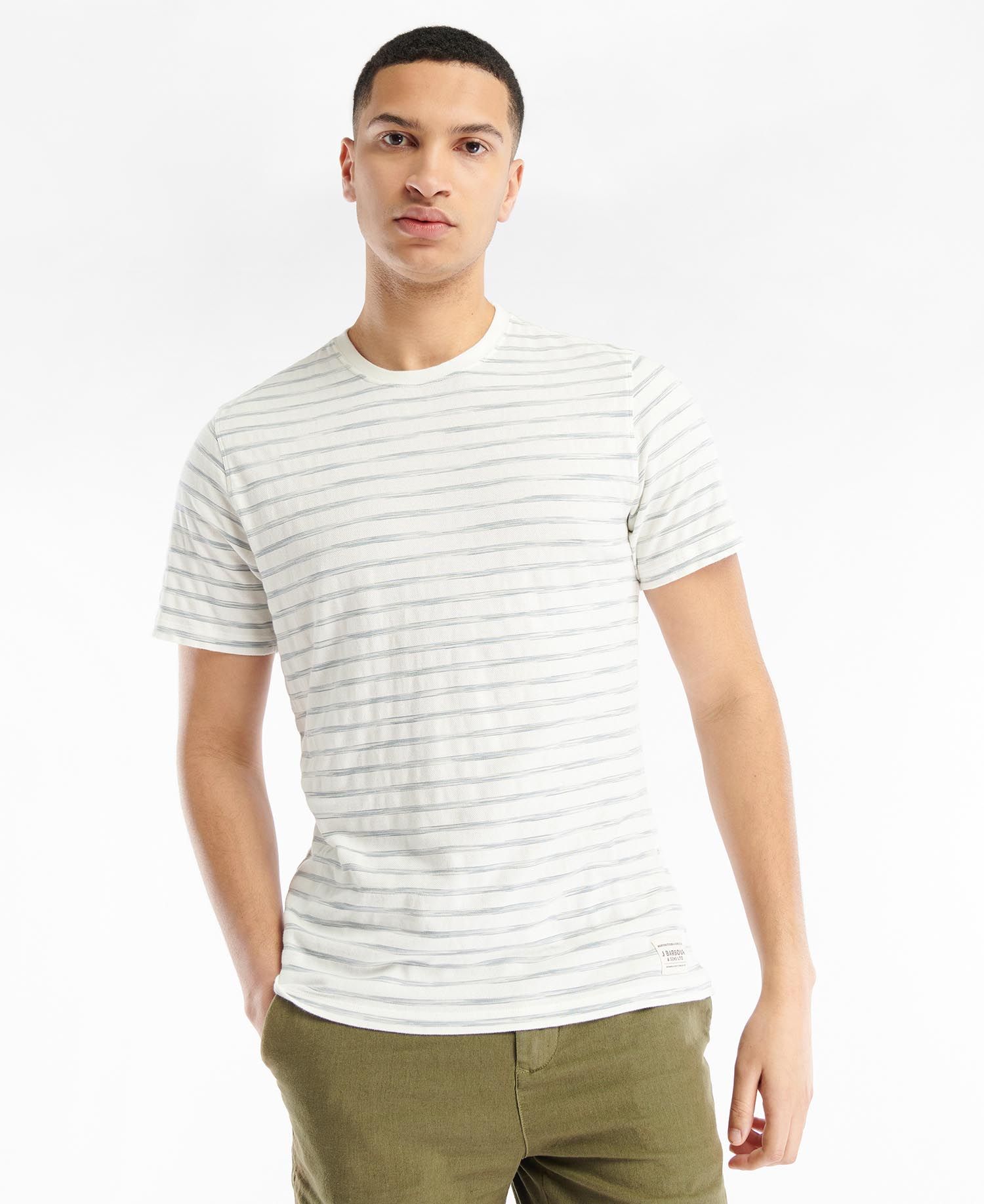 Barbour Topsale Men's T Shirts White | 631059-TQB