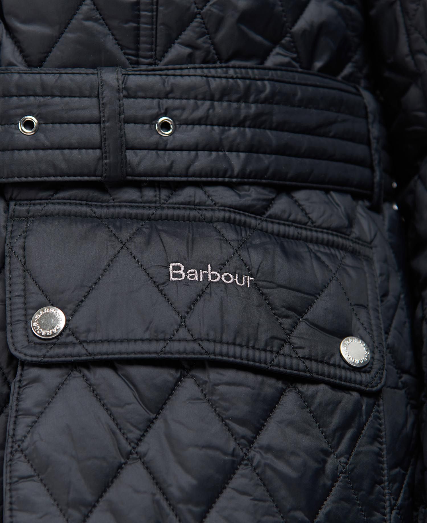 Barbour Trefoil Women's Quilted Jackets Black | 439201-OVZ