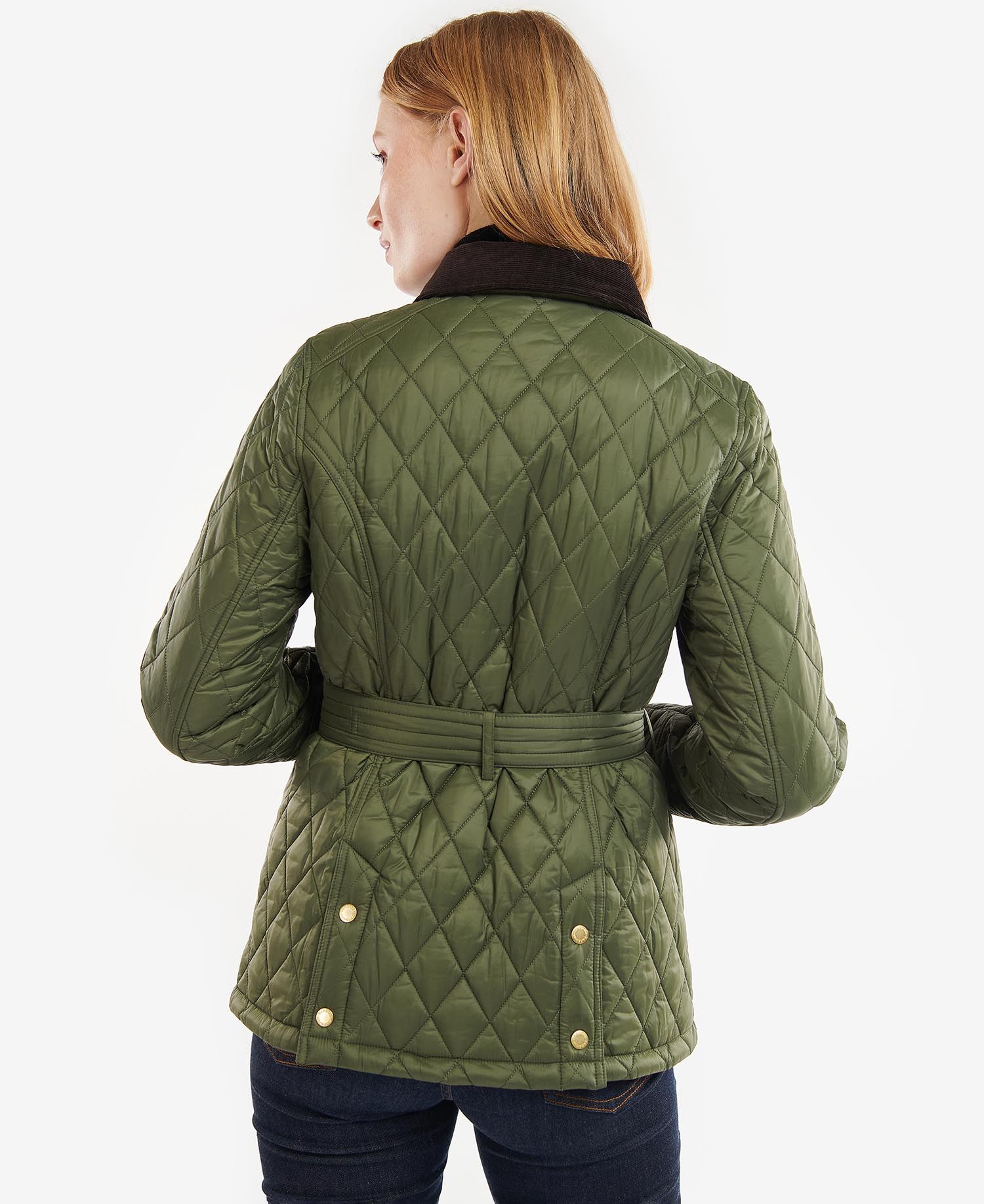 Barbour Trefoil Women's Quilted Jackets Olive | 734051-QET