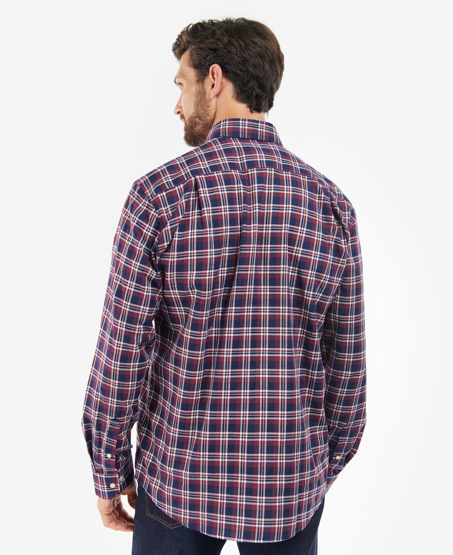 Barbour Turville Regular Fit Men's Shirts Red / Blue | 130249-QLC