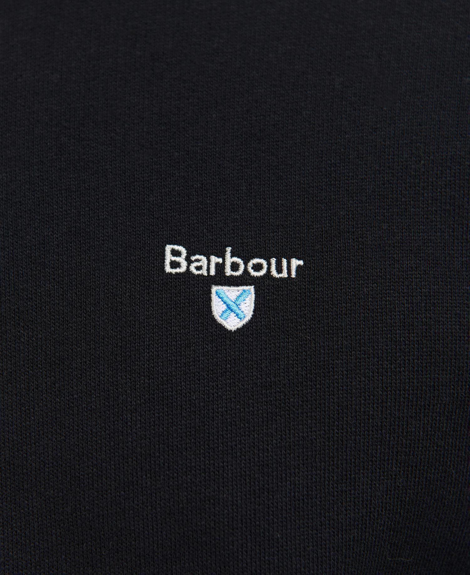 Barbour Wallington Zip Men's Hoodie Black | 048512-LUH