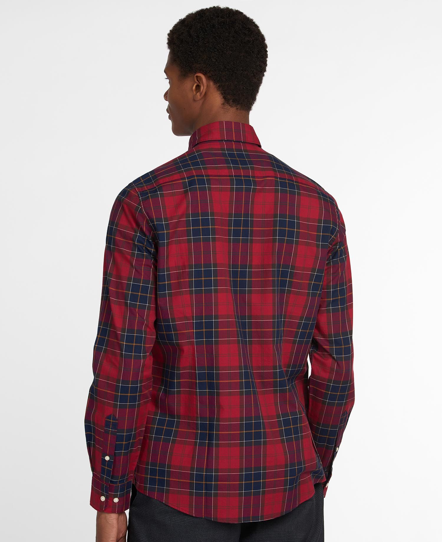 Barbour Wetherham Tailored Men's Shirts Red | 296580-BHQ