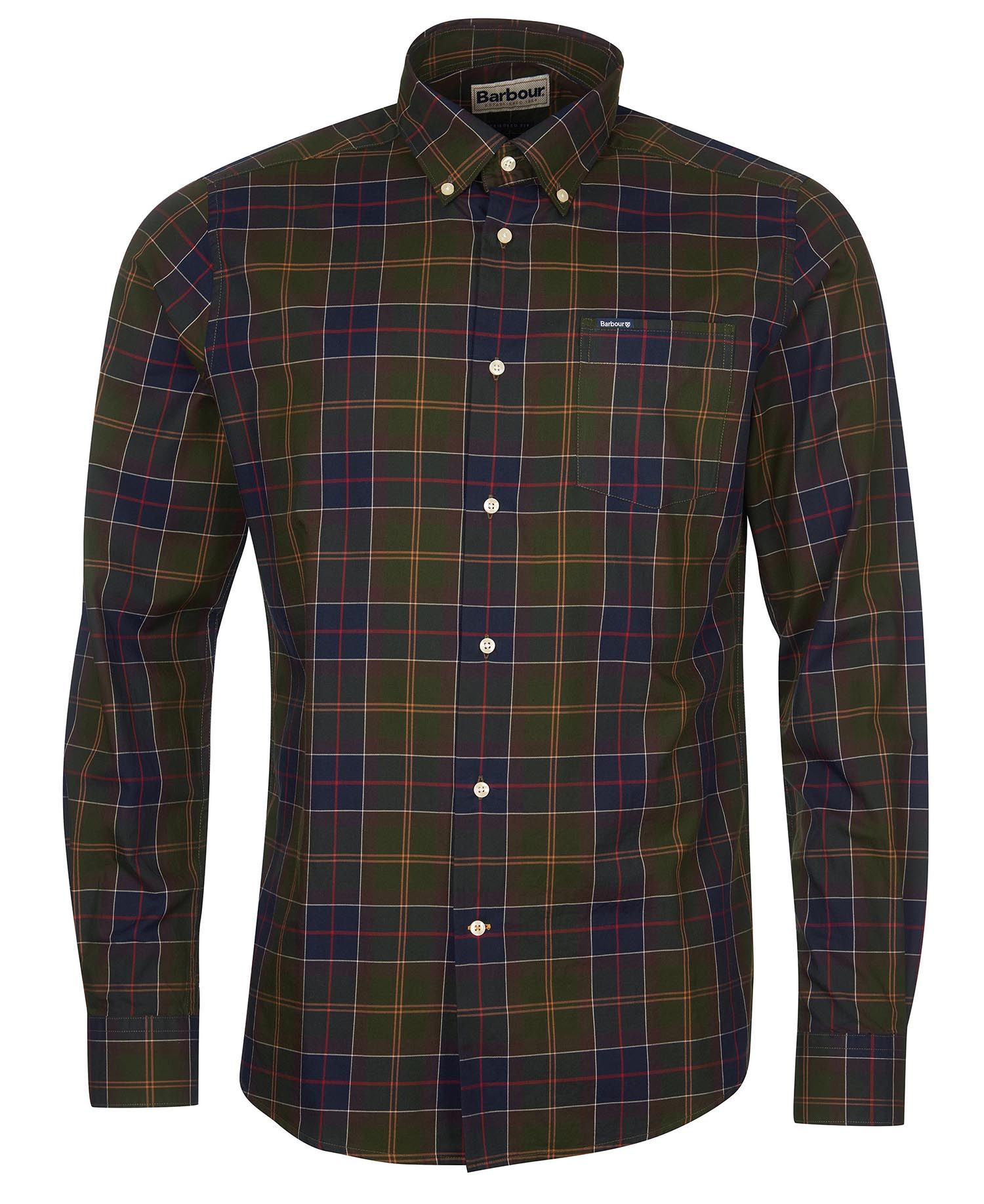 Barbour Wetherham Tailored Men's Shirts Red | 745139-ABR