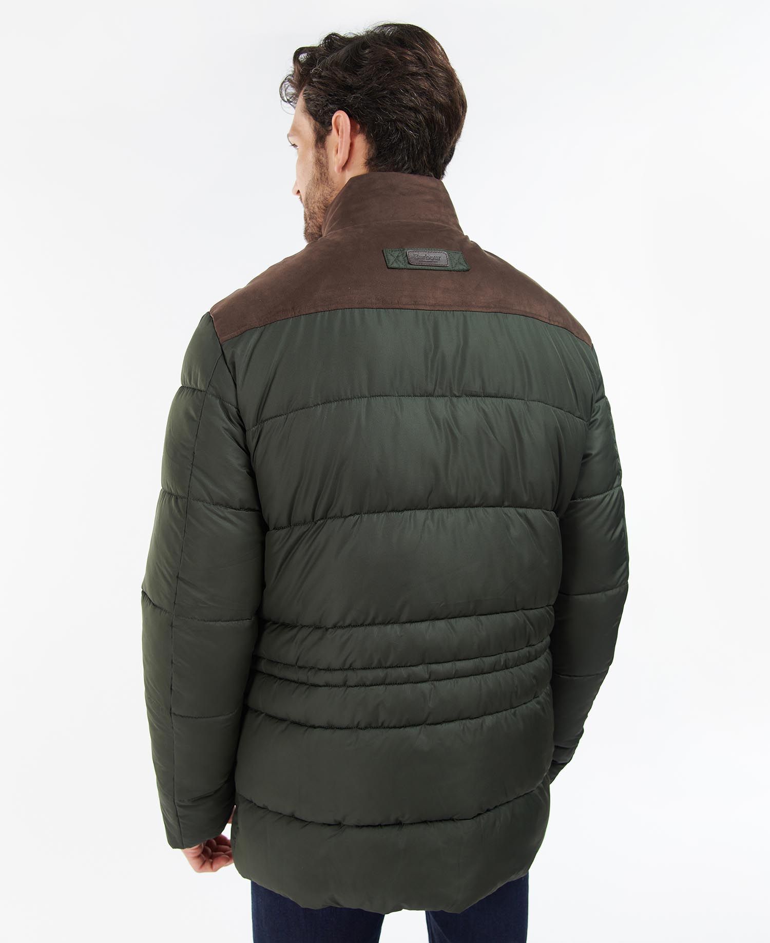 Barbour Winston Men's Quilted Jackets Green | 489321-ZXP