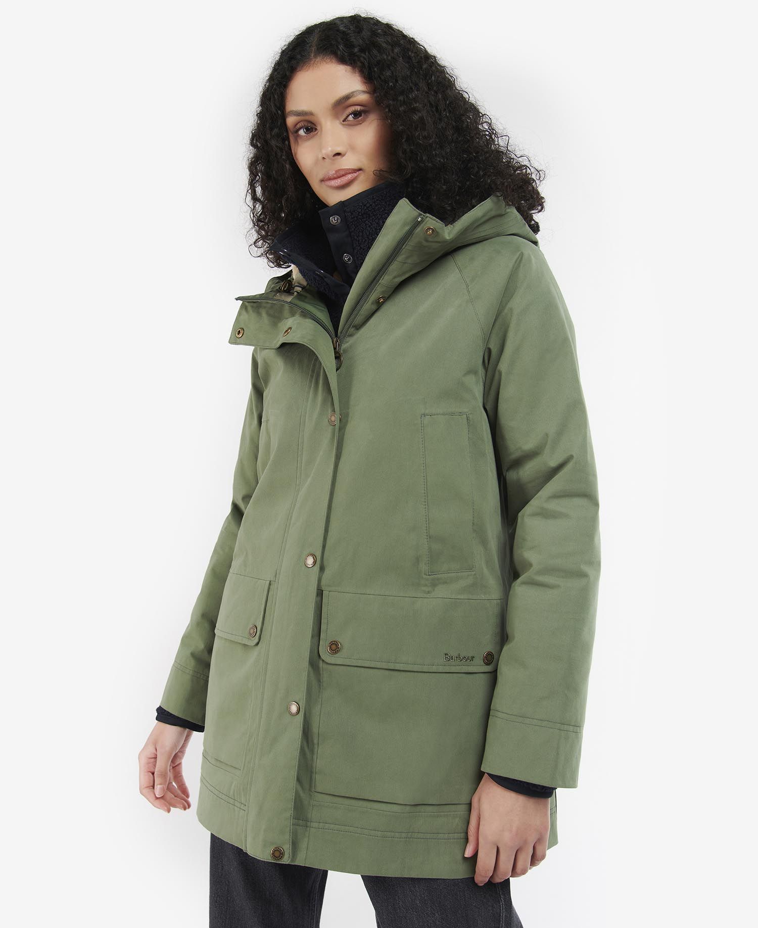 Barbour Winter Beadnell Women\'s Waterproof Jackets Green | 142375-WTO