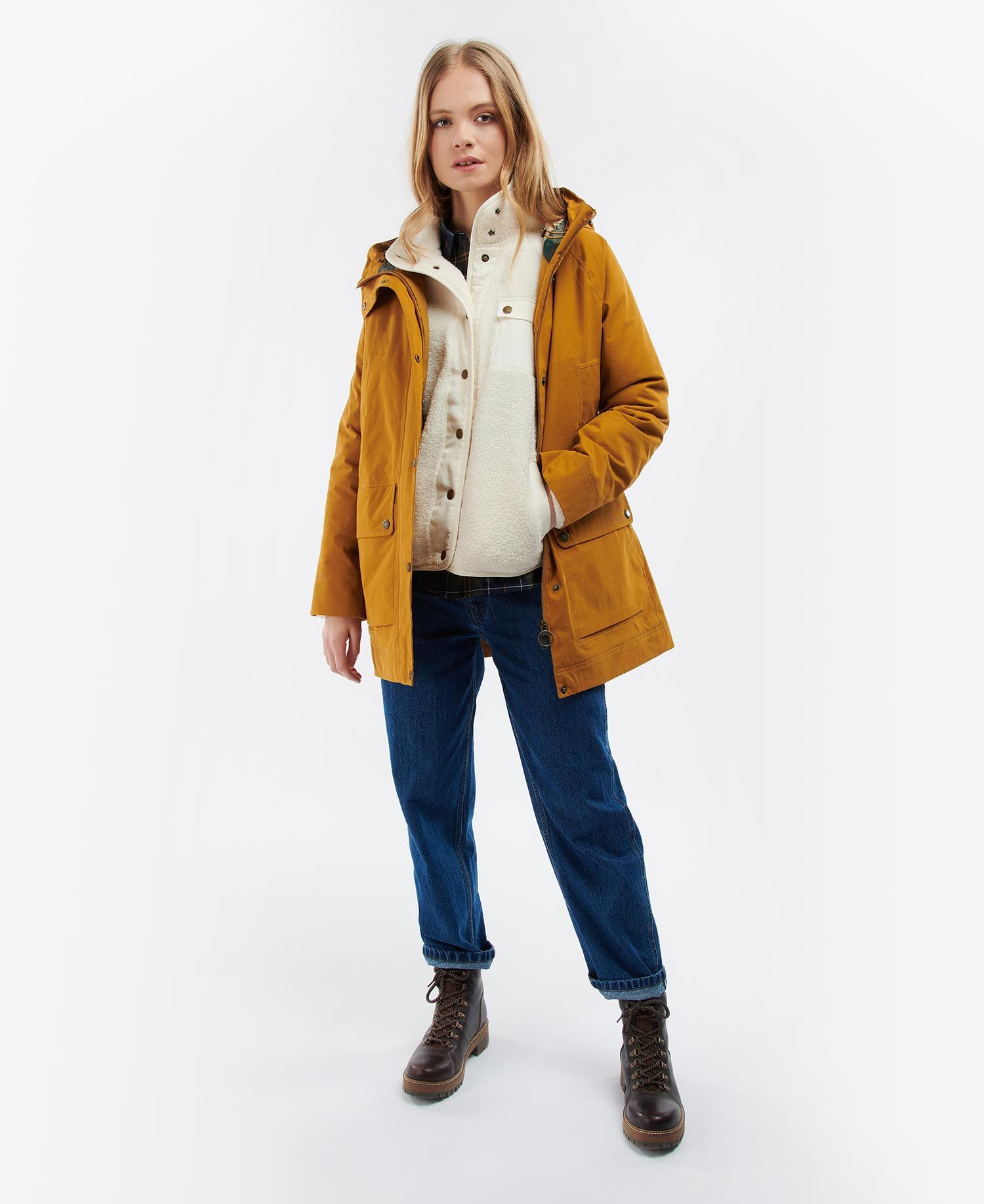 Barbour Winter Beadnell Women's Waterproof Jackets Orange | 890631-TZR